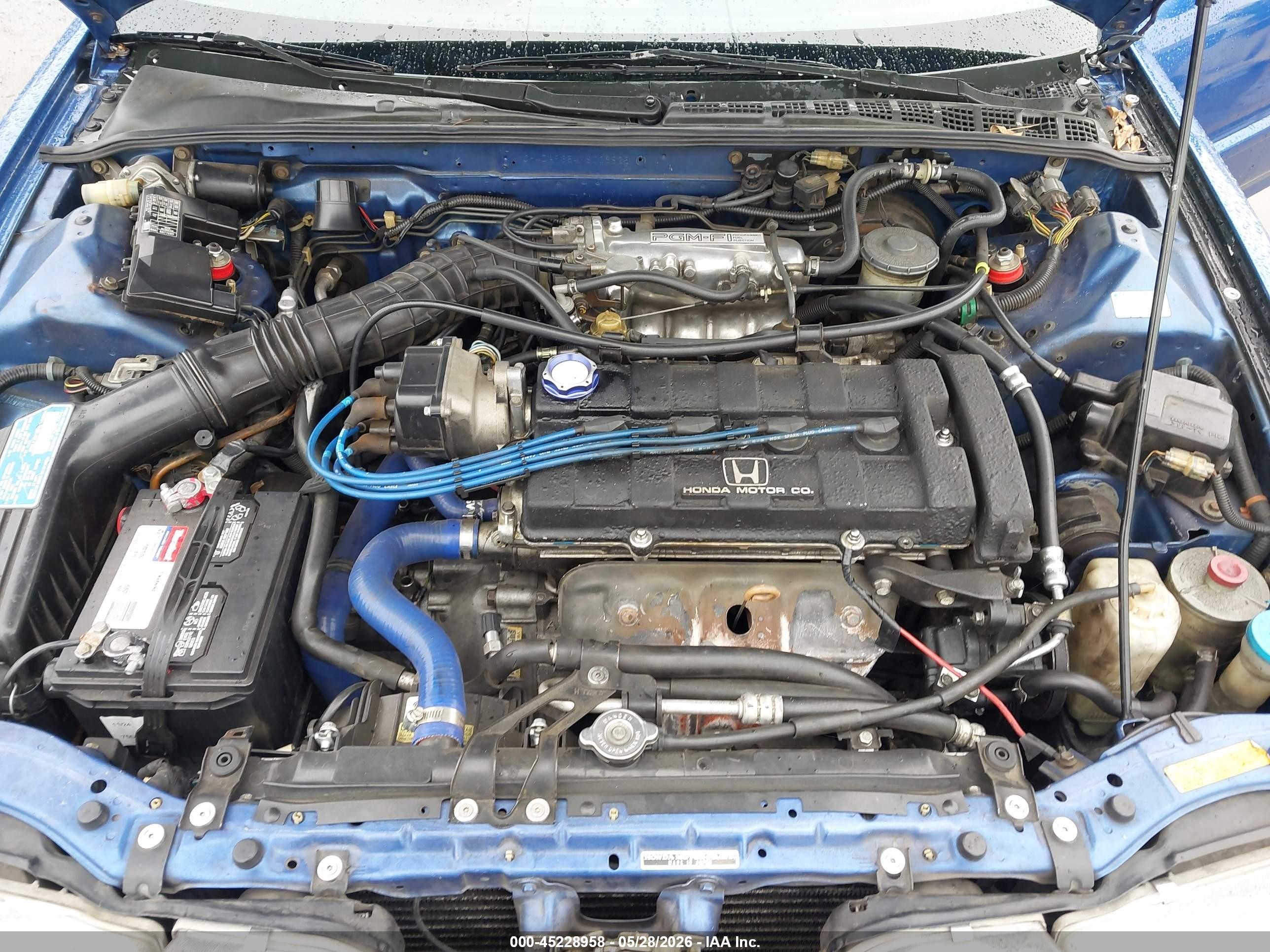 1992 Acura Integra Ls Blue vin: JH4DA9354NS006825