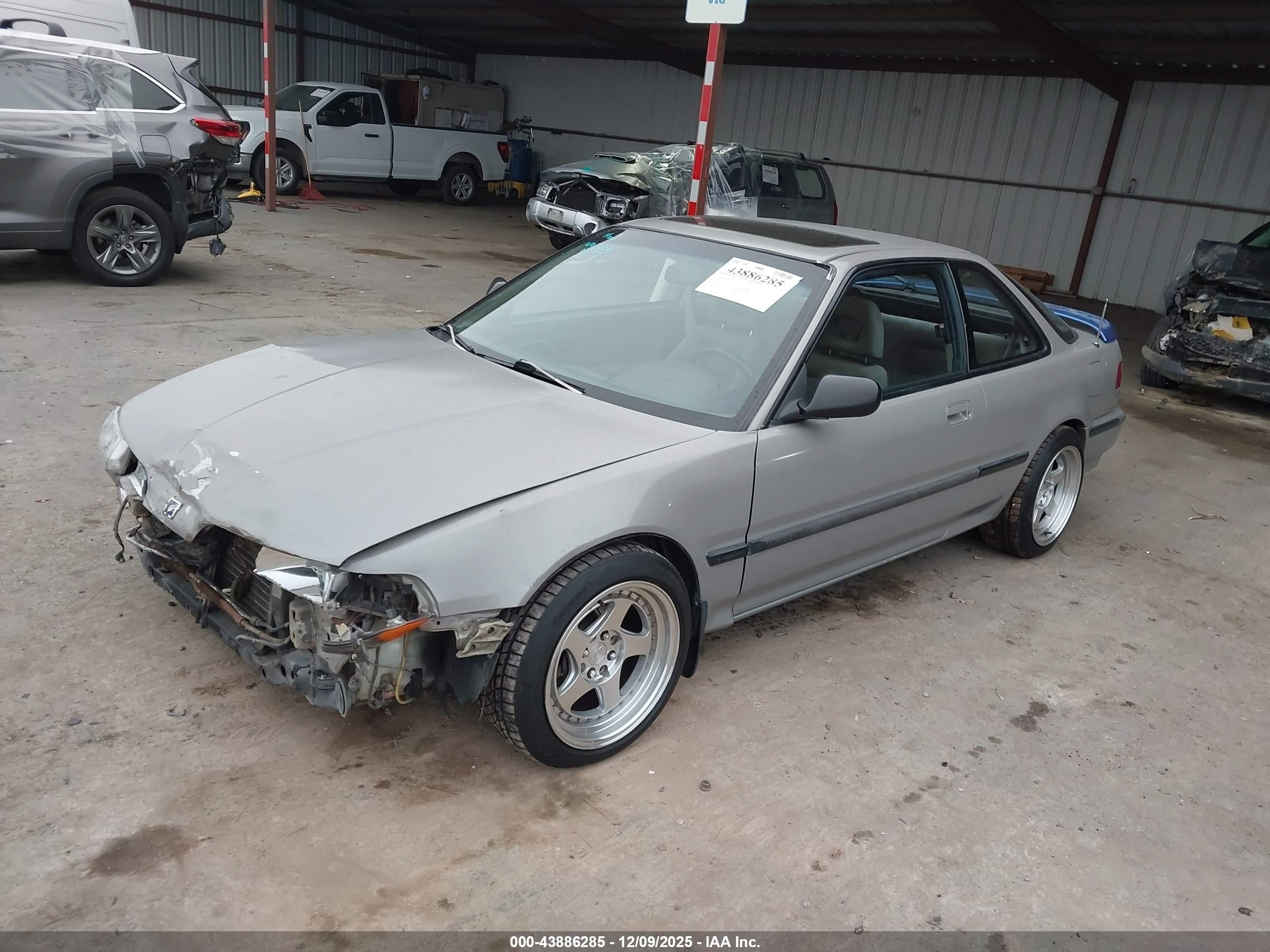 1991 Acura Integra Ls Beige vin: JH4DA9358MS035940