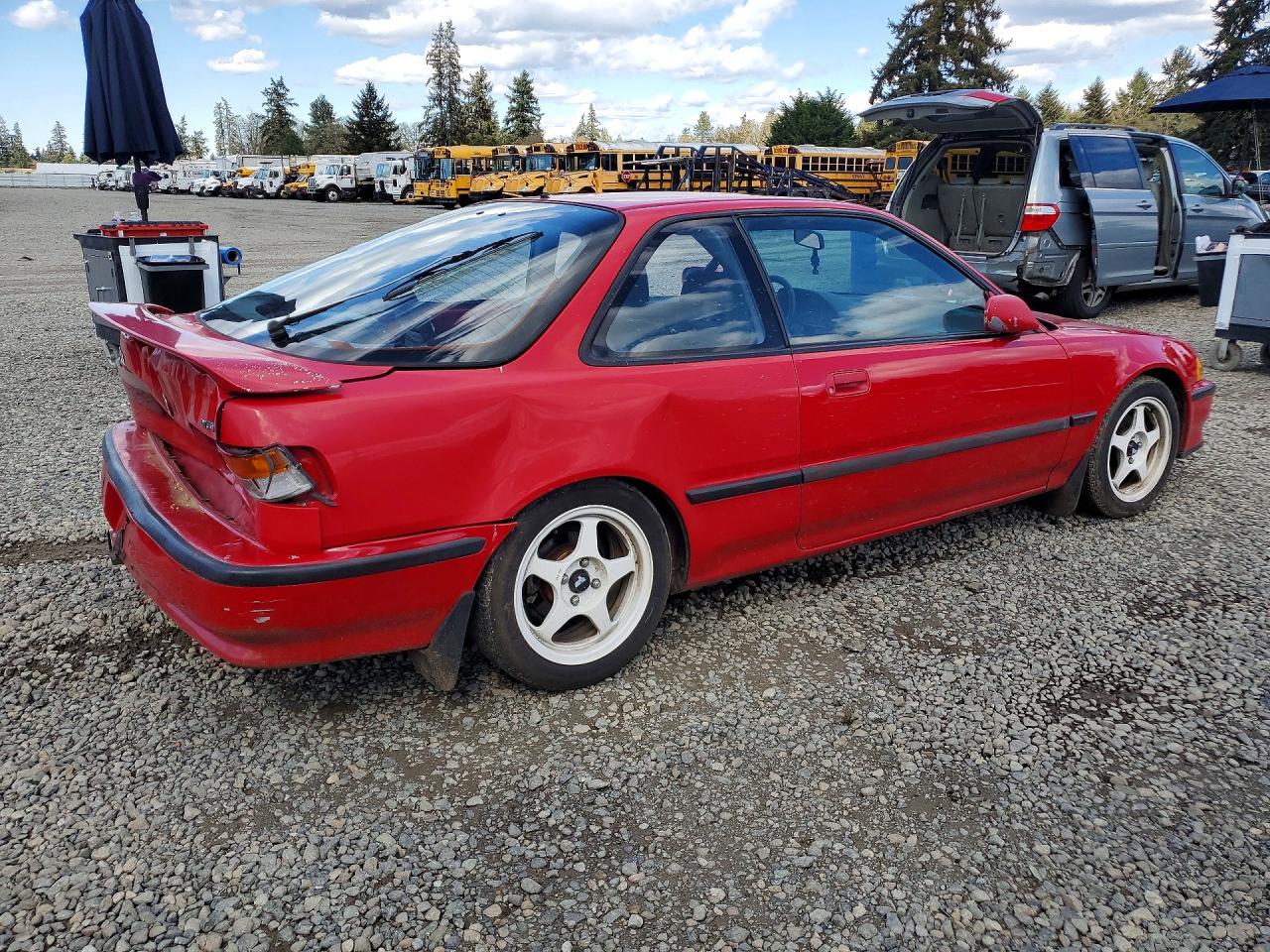 1992 Acura Integra Gs Red vin: JH4DA9368NS030585