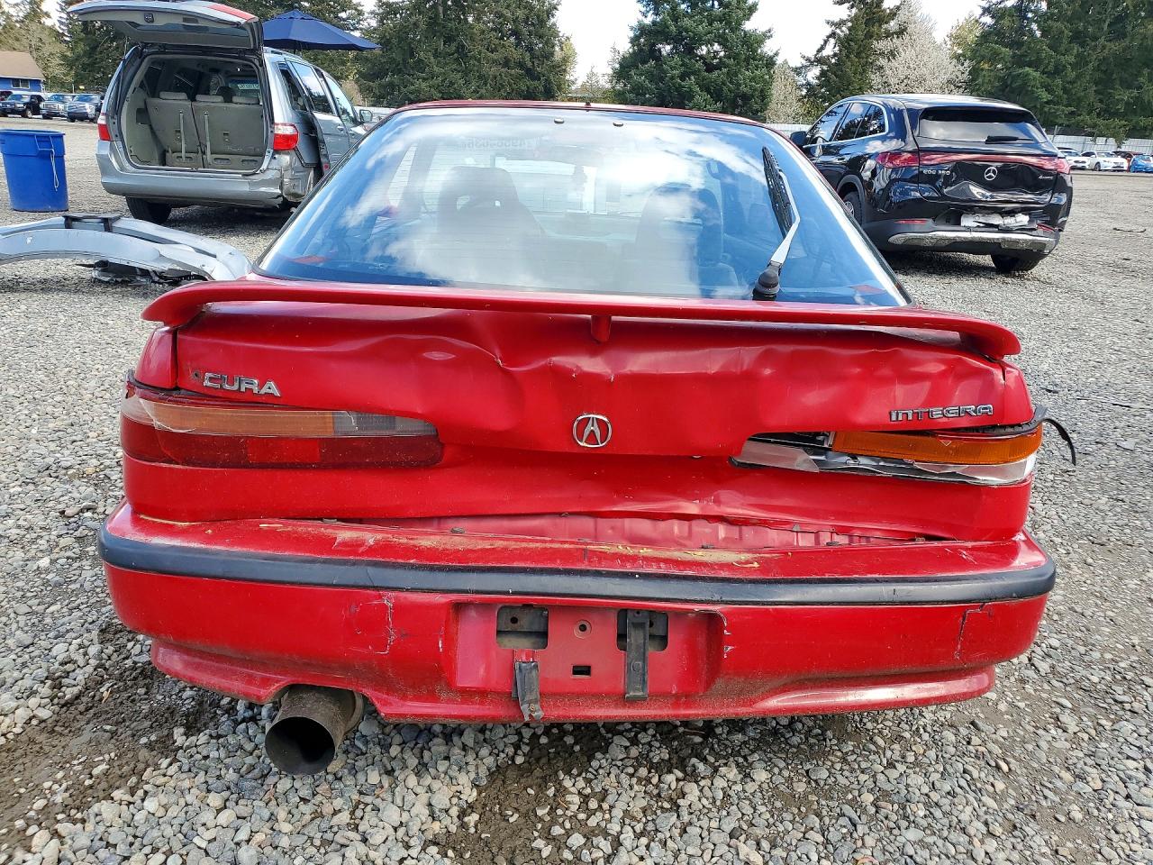 1992 Acura Integra Gs Red vin: JH4DA9368NS030585