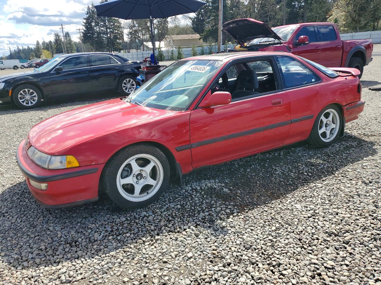 1992 Acura Integra Gs Red vin: JH4DA9368NS030585