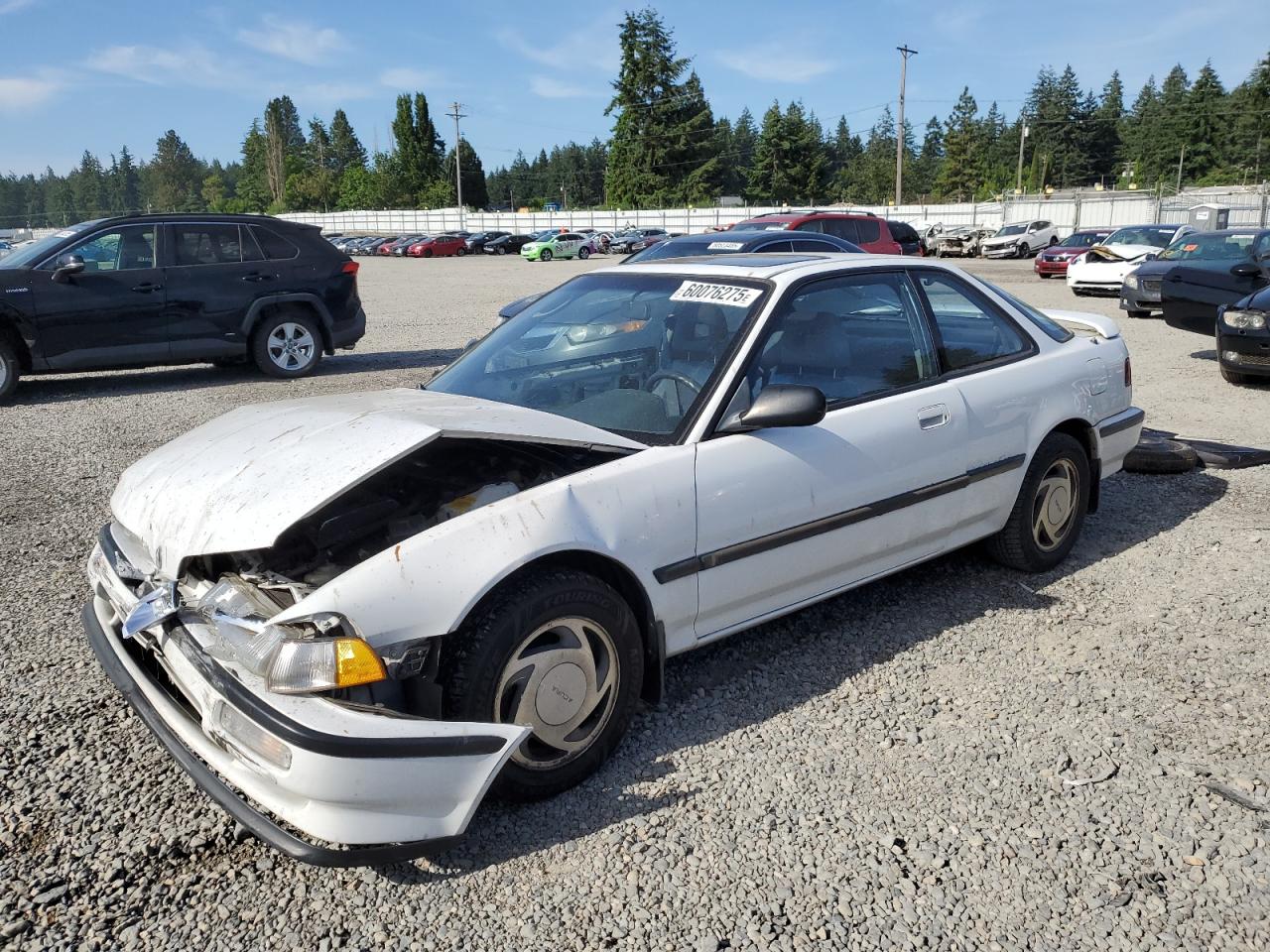 1991 Acura Integra Gs   White vin: JH4DA9369MS013387