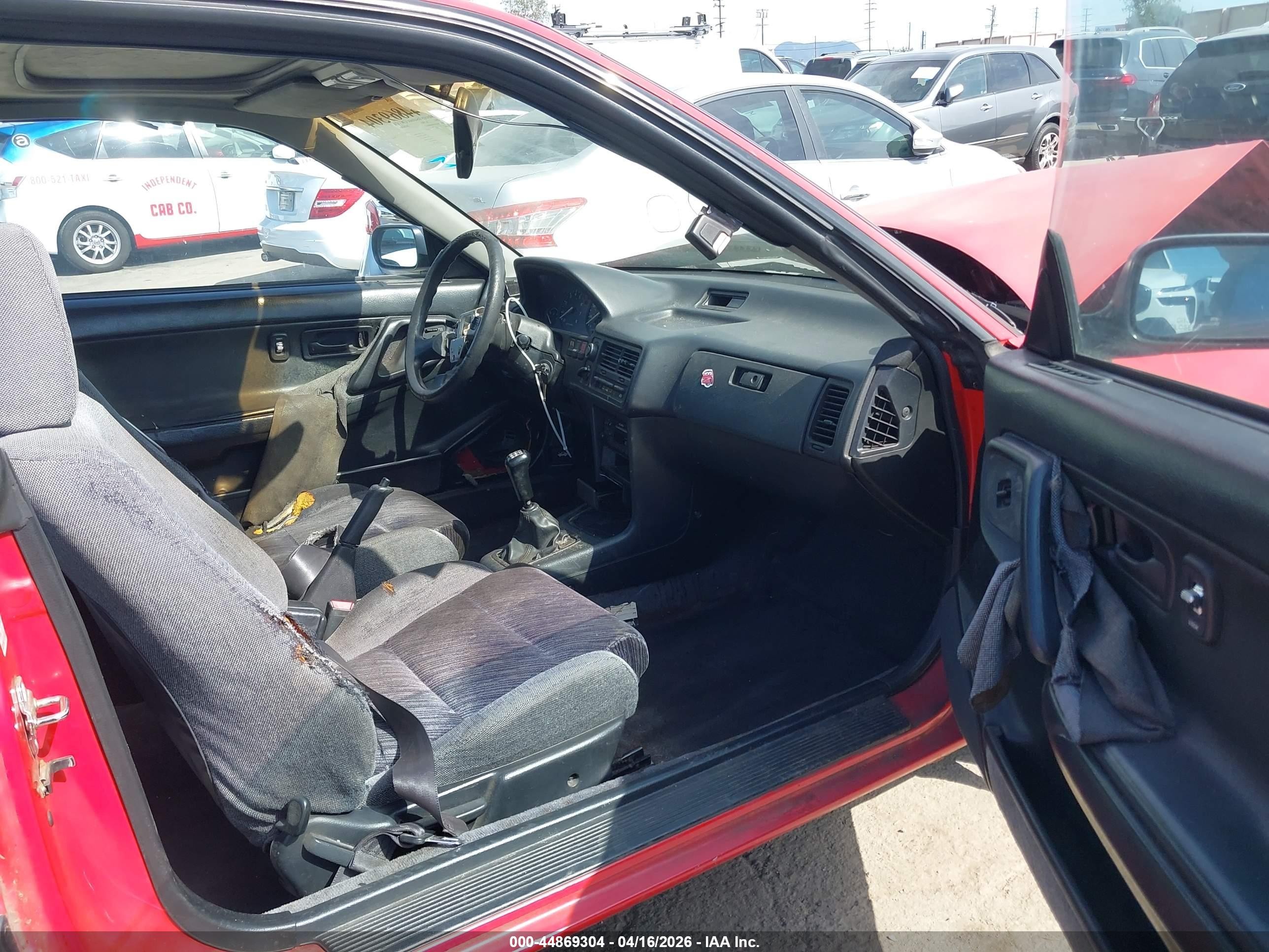 1991 Acura Integra Gs Red vin: JH4DA936XMS046821