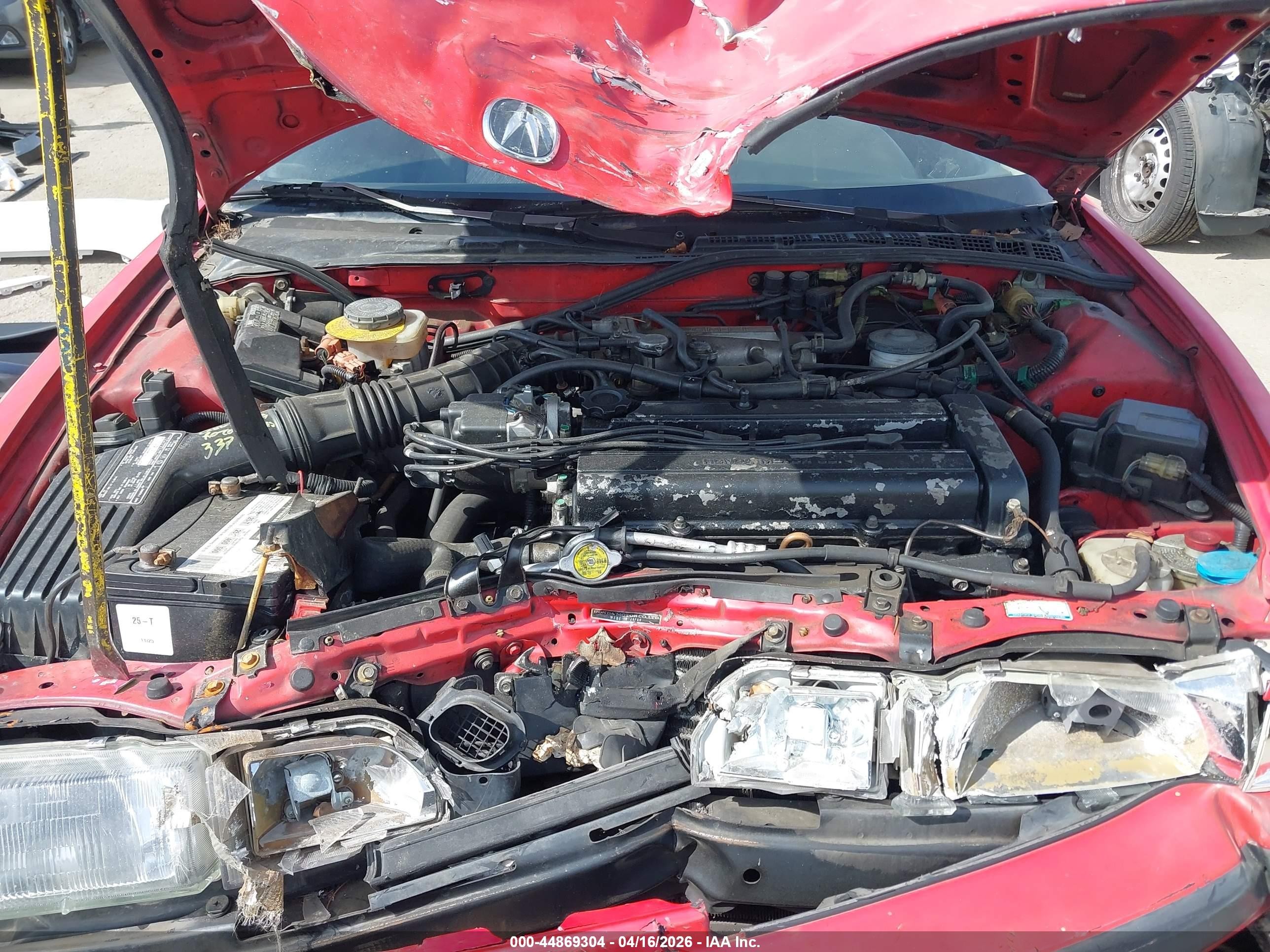 1991 Acura Integra Gs Red vin: JH4DA936XMS046821