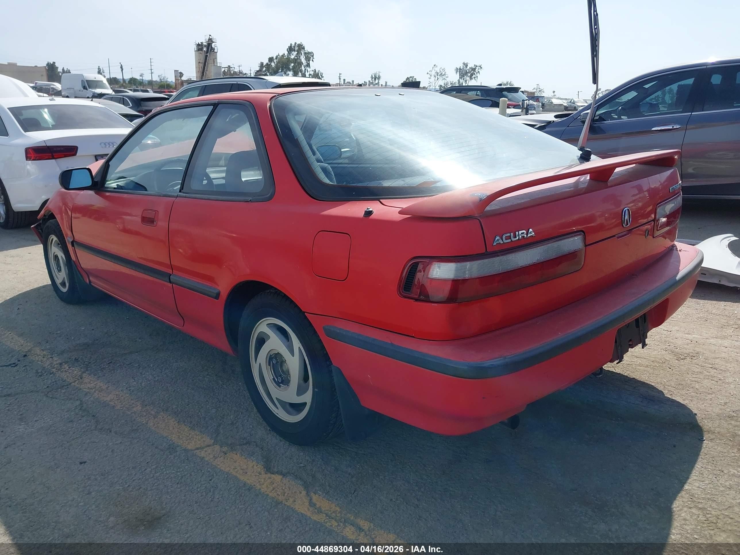 1991 Acura Integra Gs Red vin: JH4DA936XMS046821