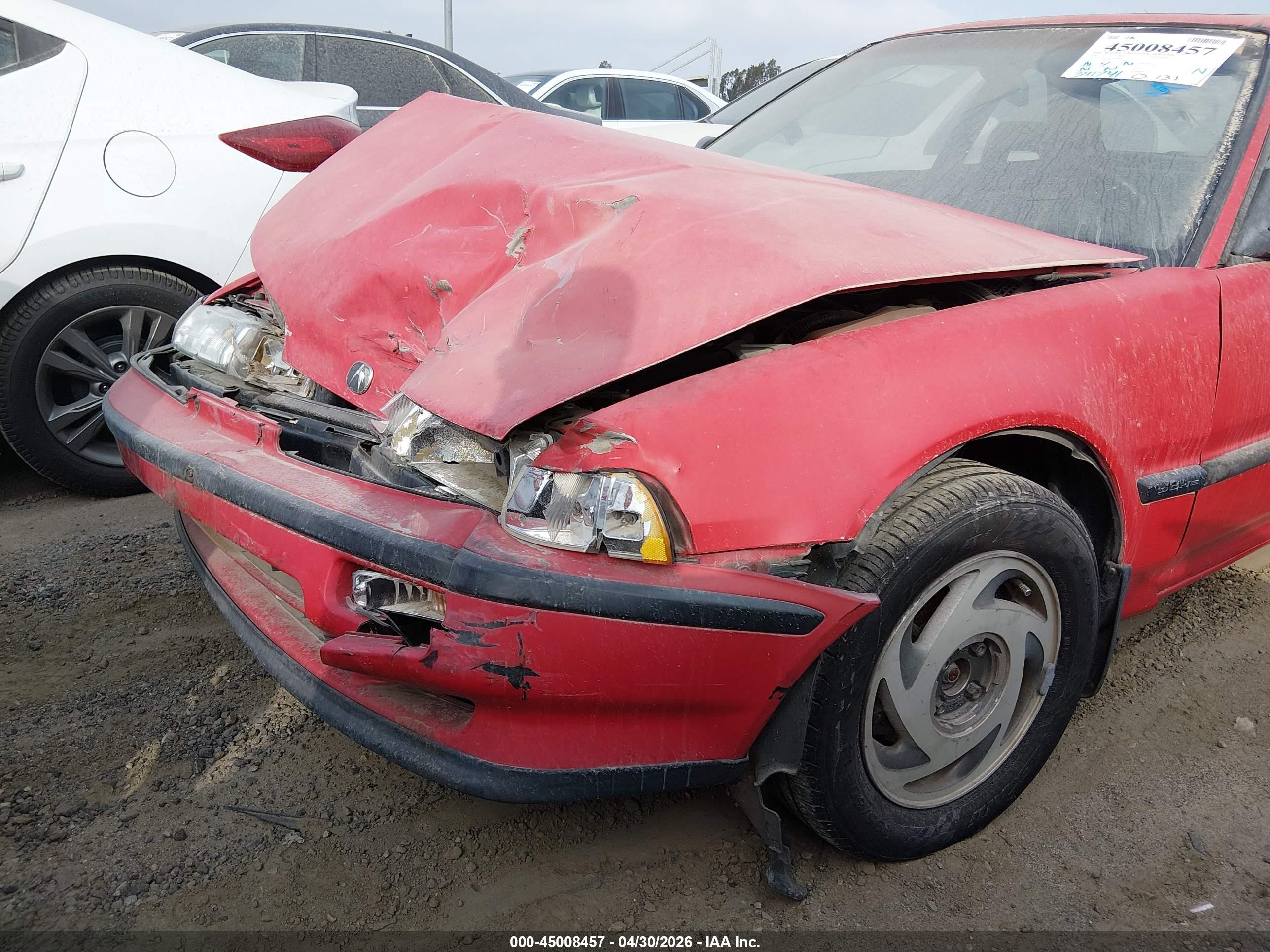 1991 Acura Integra Gs Red vin: JH4DA936XMS046821