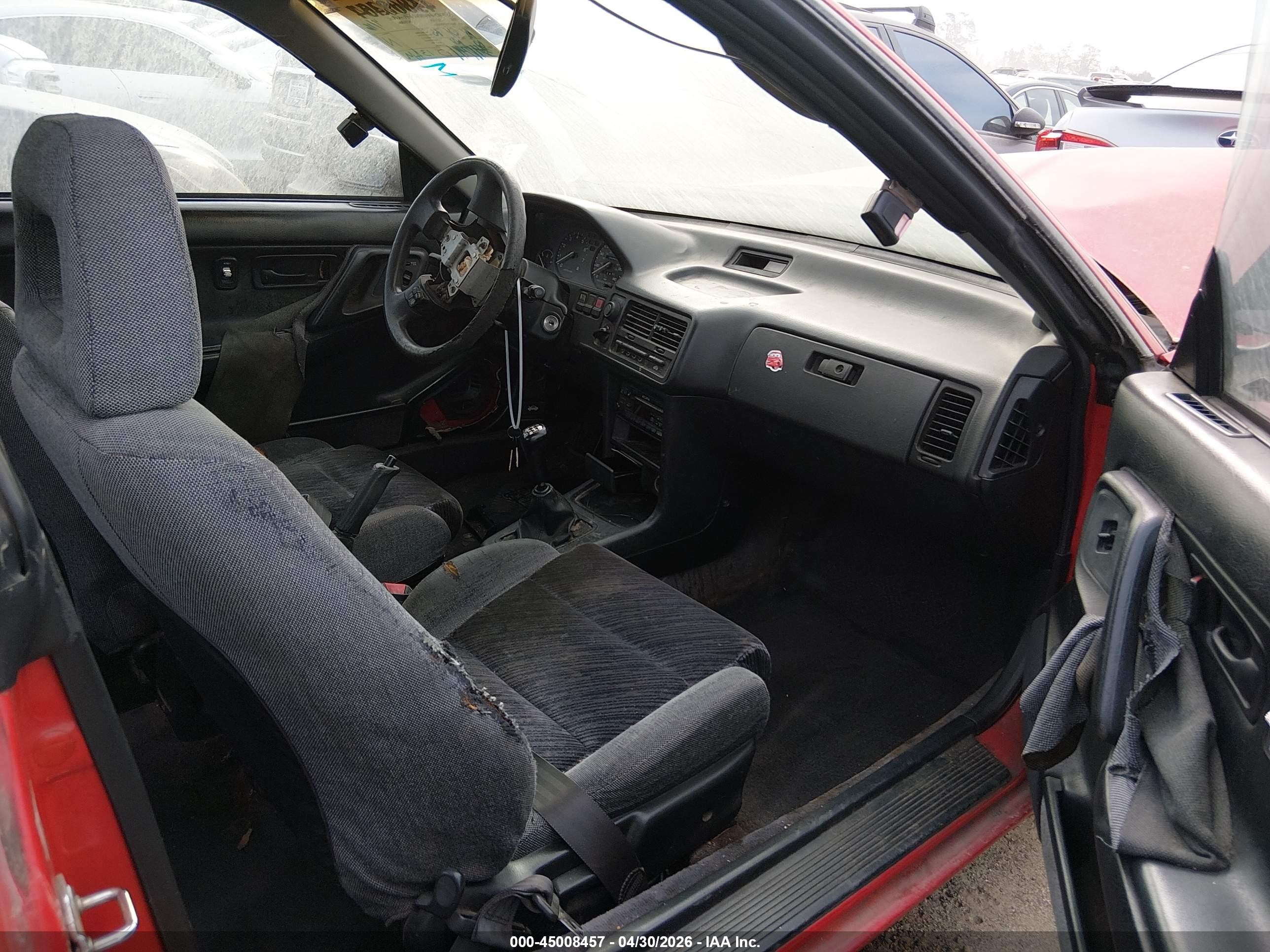 1991 Acura Integra Gs Red vin: JH4DA936XMS046821