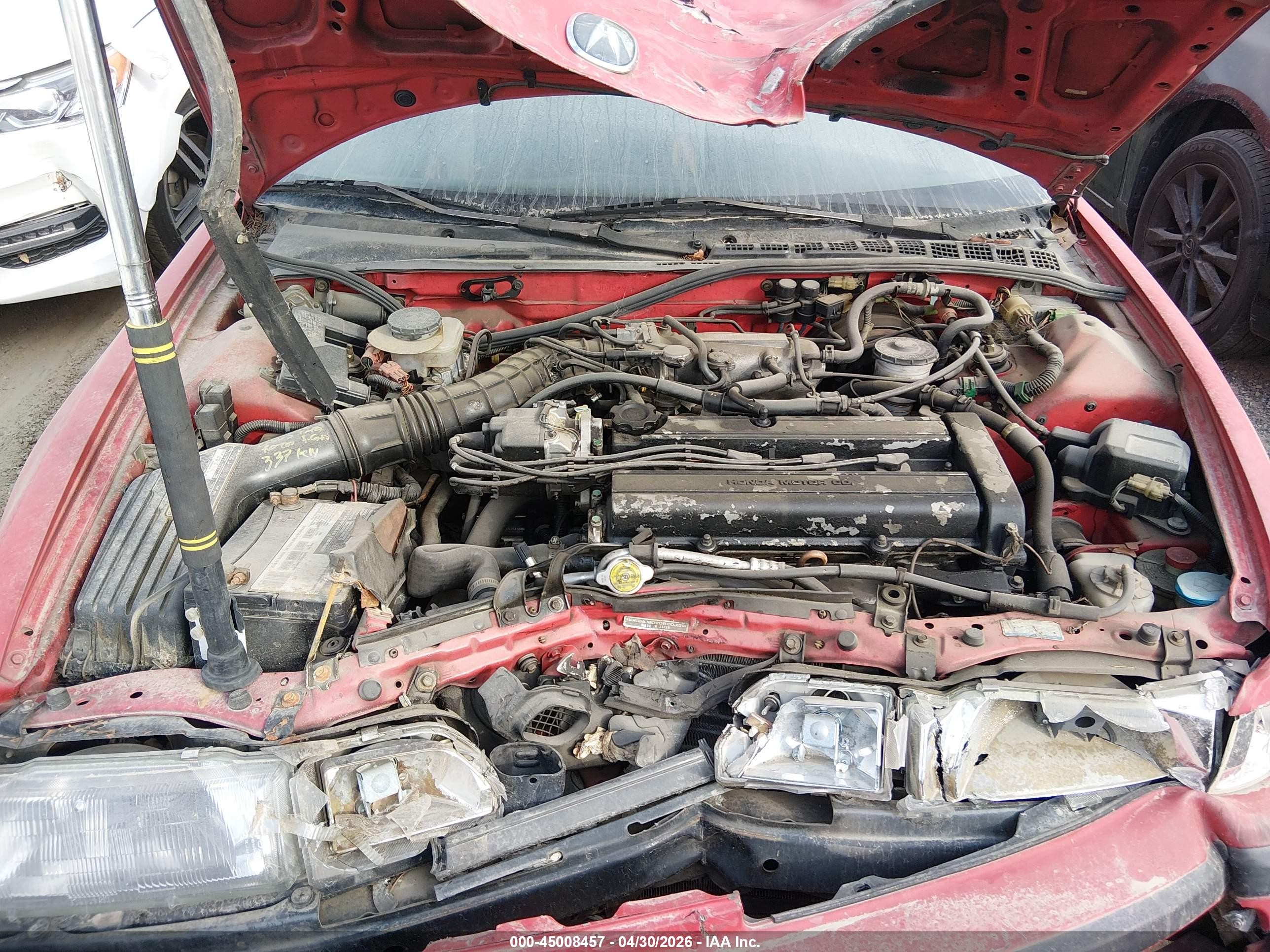 1991 Acura Integra Gs Red vin: JH4DA936XMS046821
