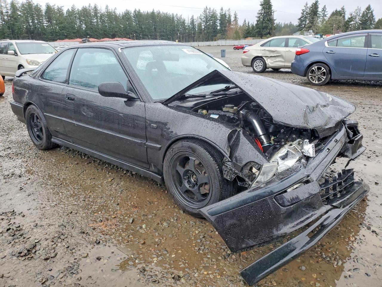 1992 Acura Integra Gs Black vin: JH4DA9373NS027957