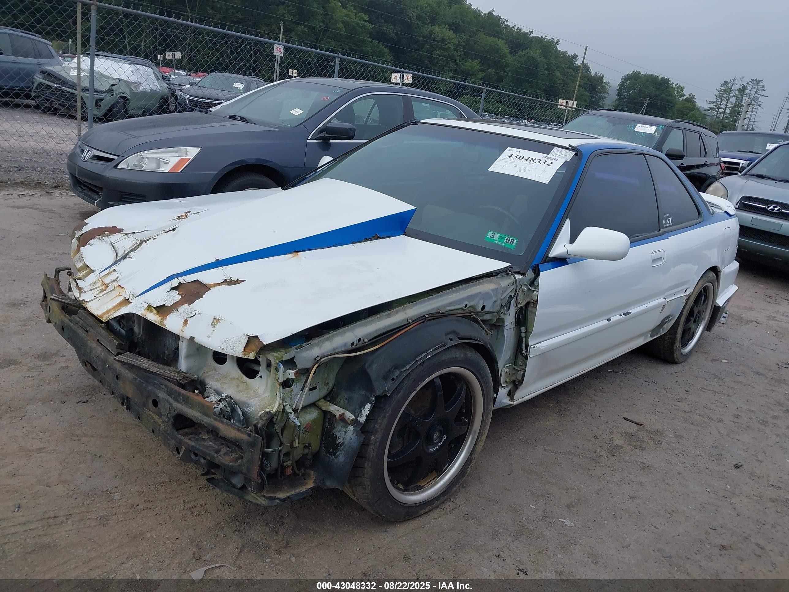 1991 Acura Integra Ls Special White vin: JH4DA9391MS034843