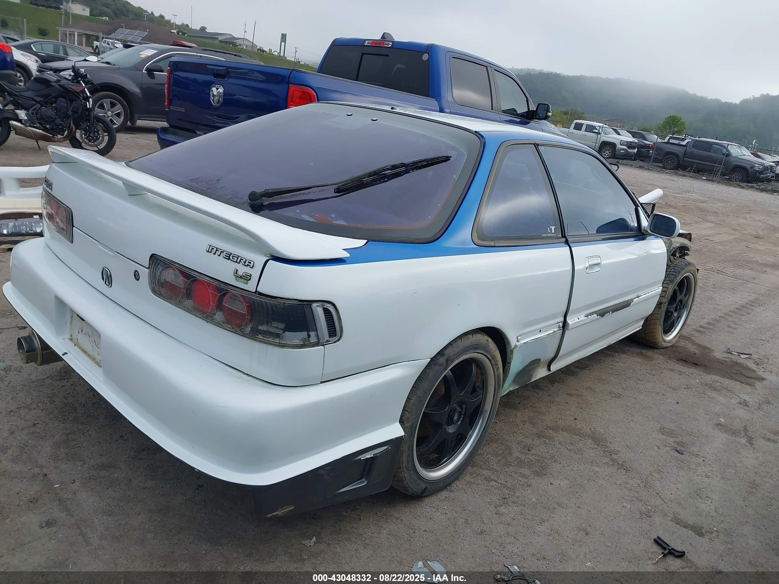 1991 Acura Integra Ls Special White vin: JH4DA9391MS034843