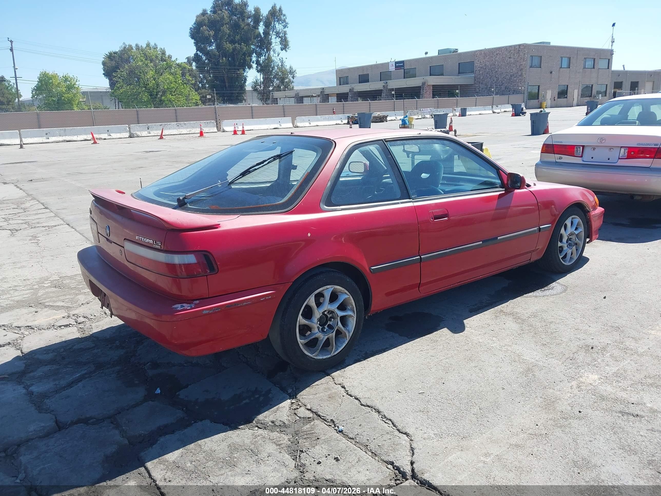 1991 Acura Integra Ls Special Red vin: JH4DA9394MS038899