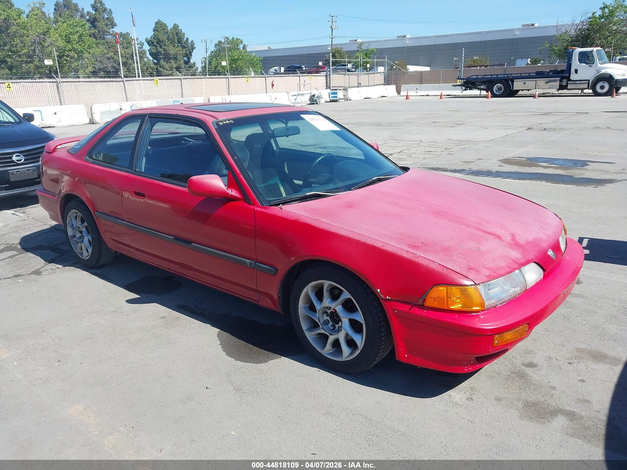 1991 Acura Integra Ls Special Red vin: JH4DA9394MS038899