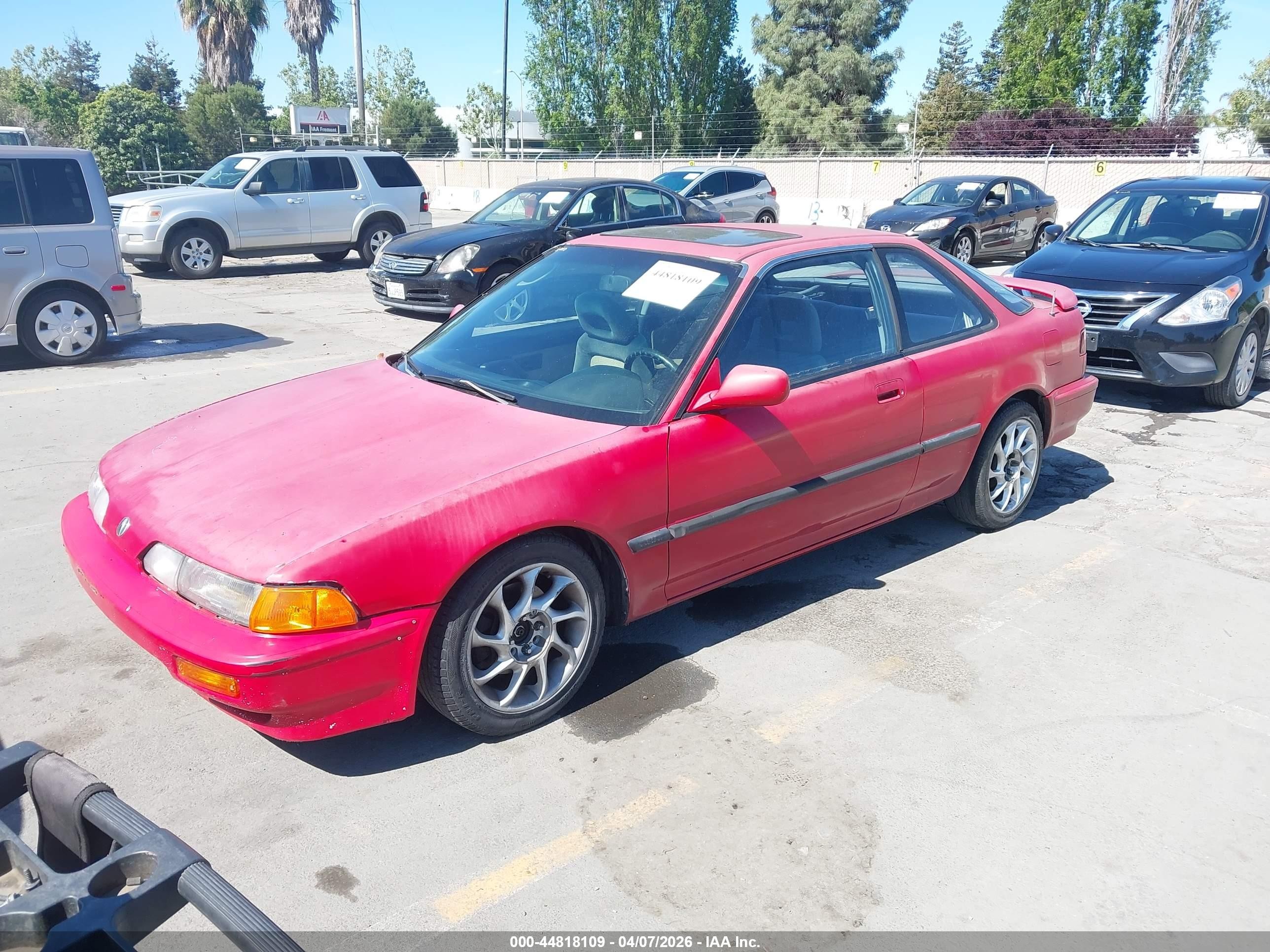1991 Acura Integra Ls Special Red vin: JH4DA9394MS038899