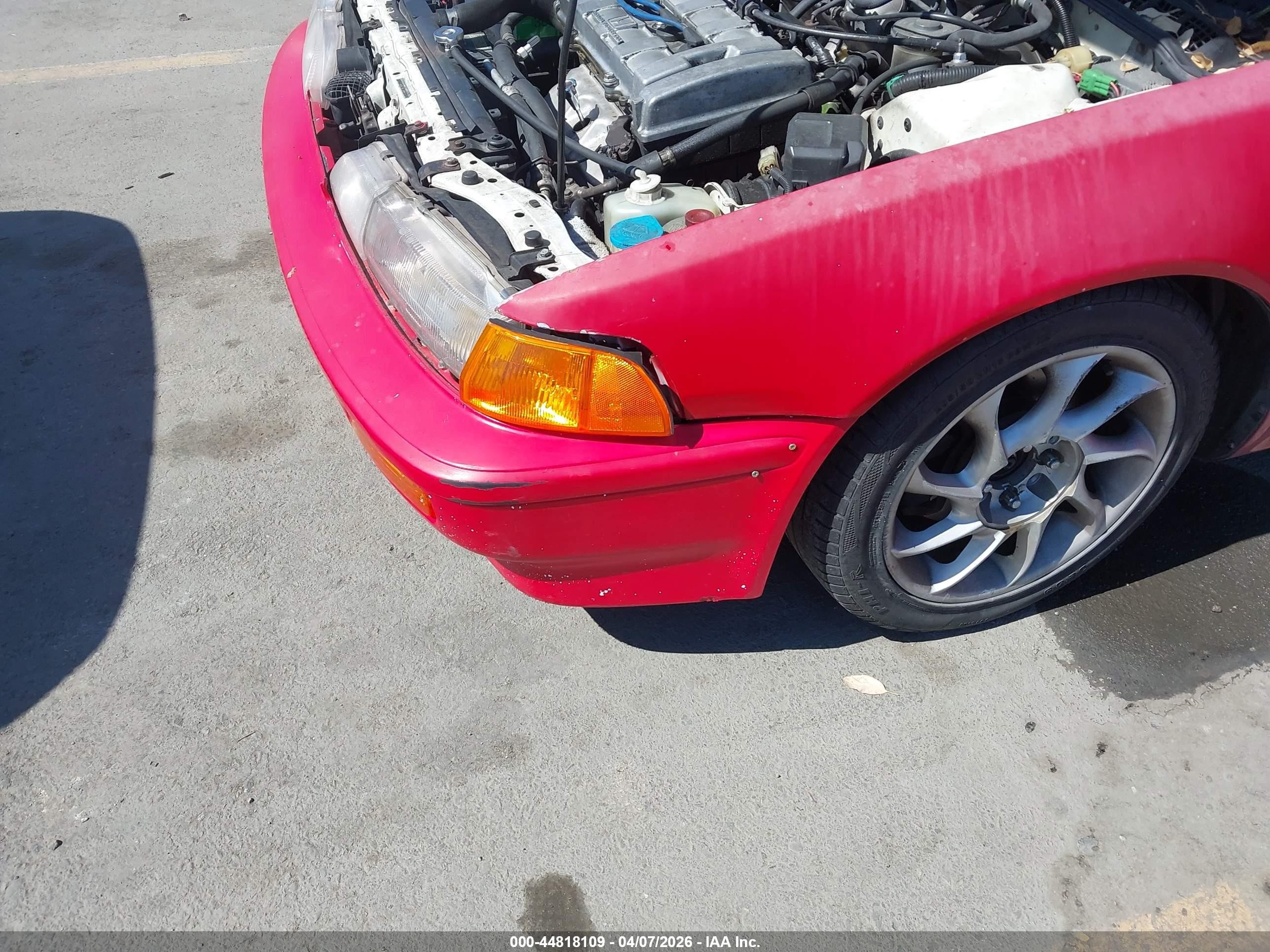 1991 Acura Integra Ls Special Red vin: JH4DA9394MS038899
