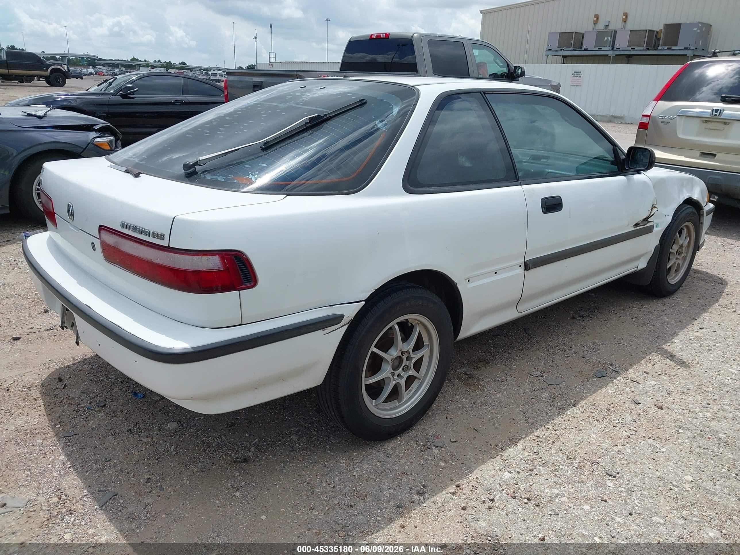 1991 Acura Integra Rs White vin: JH4DA9440MS058828