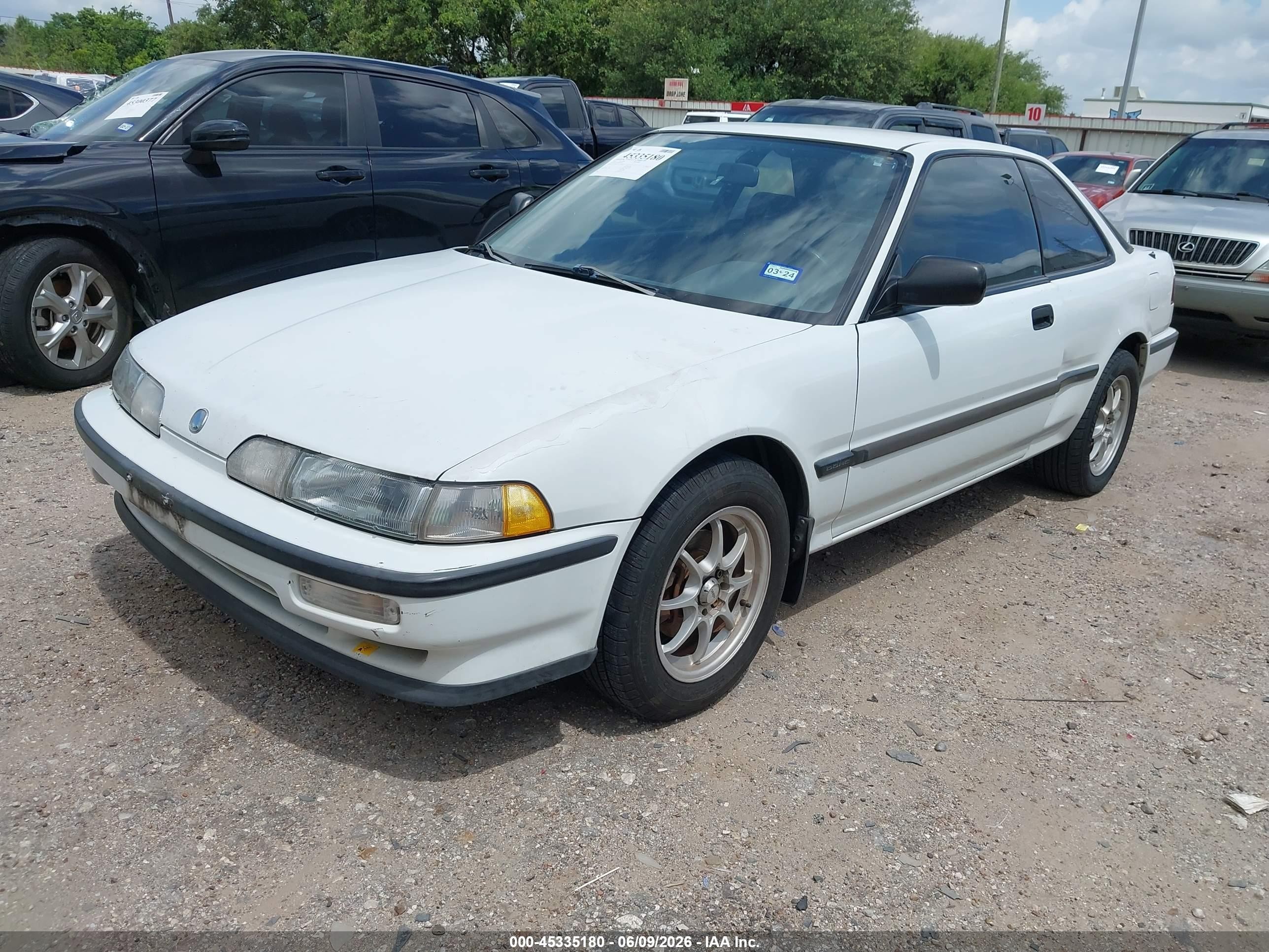 1991 Acura Integra Rs White vin: JH4DA9440MS058828