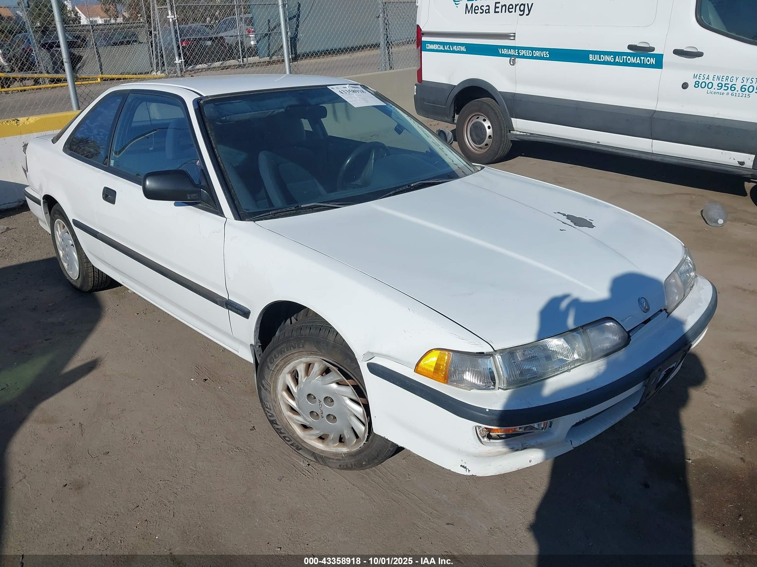 1992 Acura Integra Rs White vin: JH4DA9440NS017827