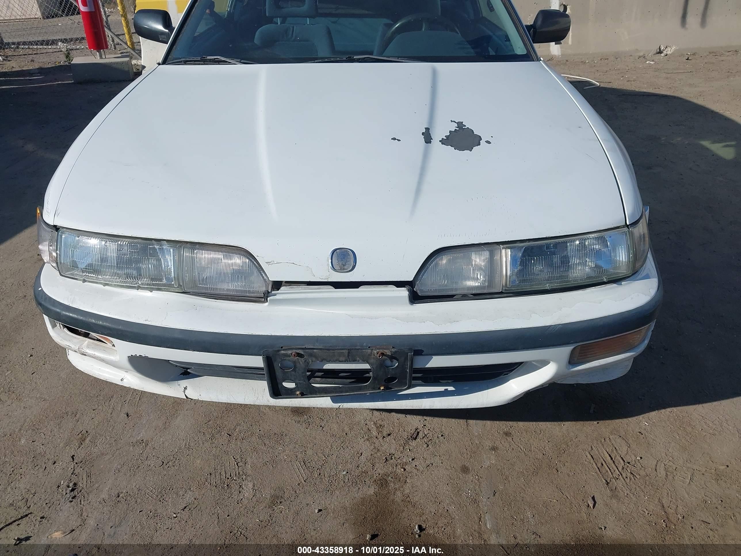1992 Acura Integra Rs White vin: JH4DA9440NS017827