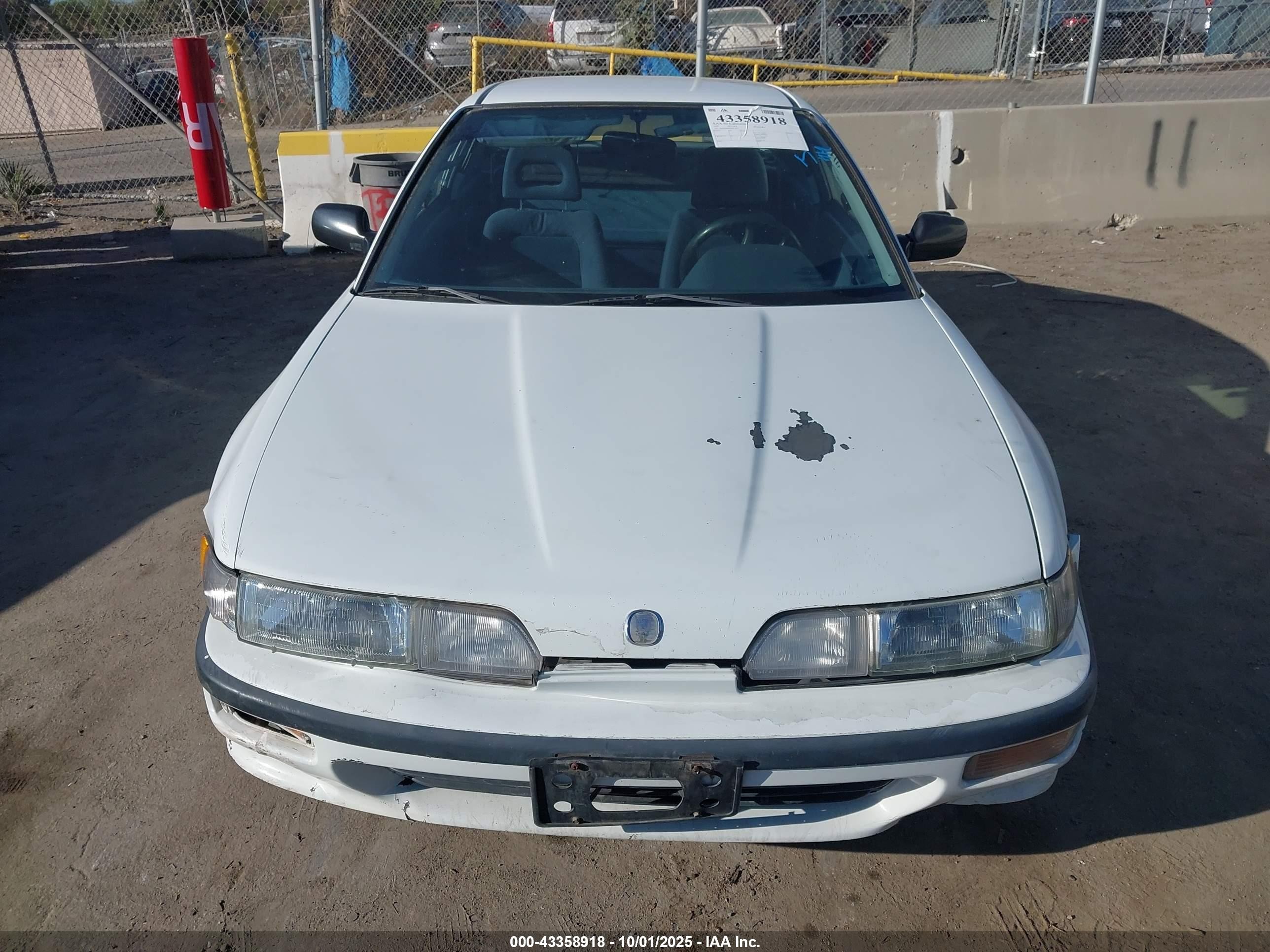 1992 Acura Integra Rs White vin: JH4DA9440NS017827
