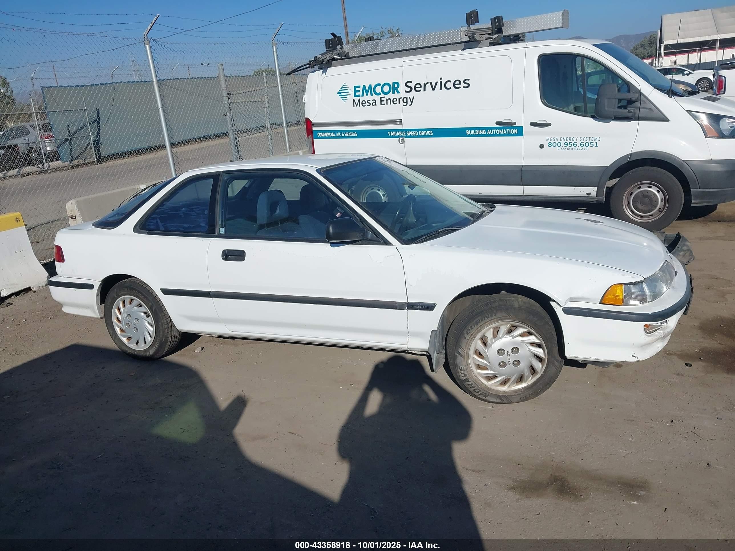 1992 Acura Integra Rs White vin: JH4DA9440NS017827