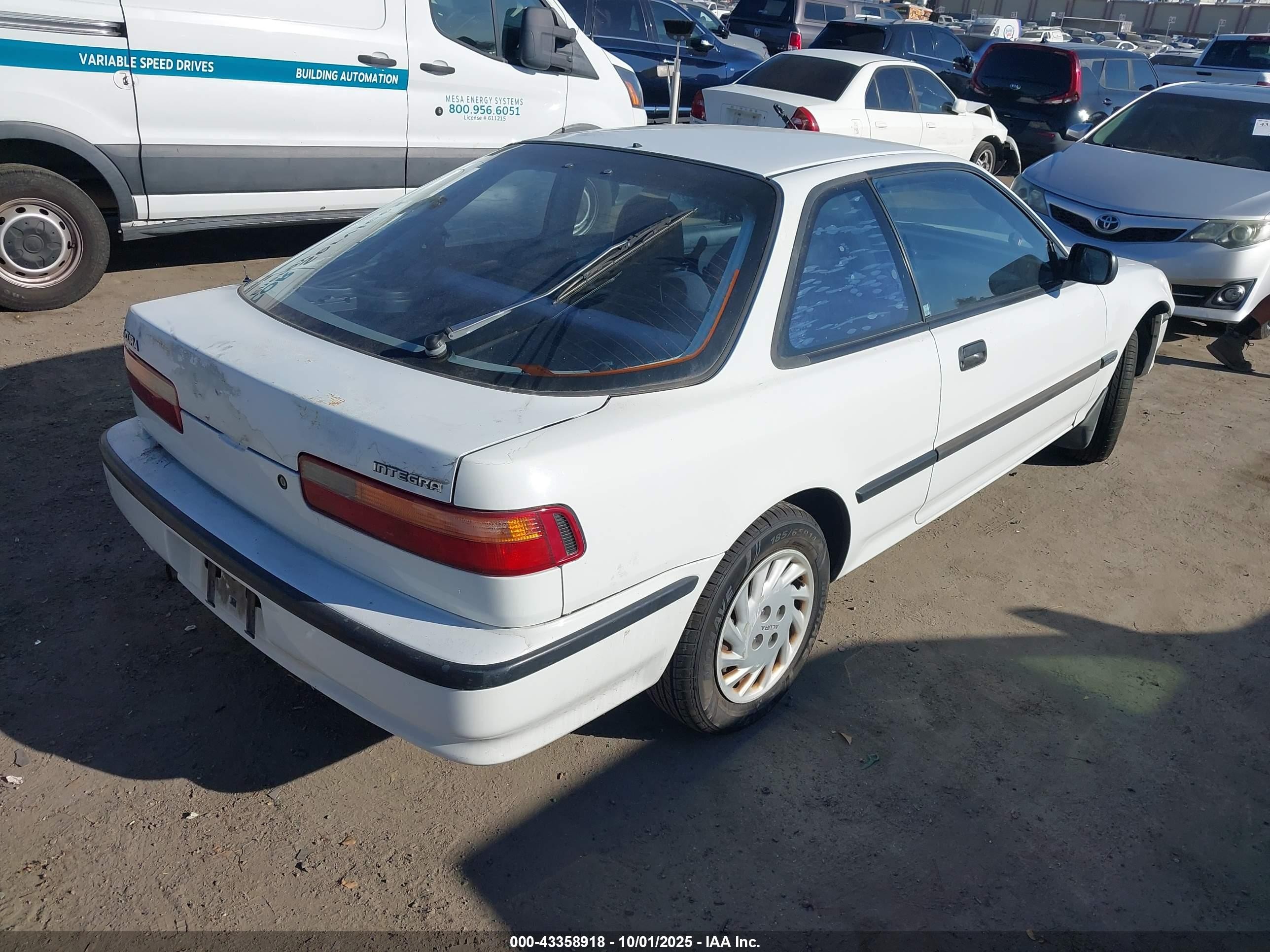 1992 Acura Integra Rs White vin: JH4DA9440NS017827