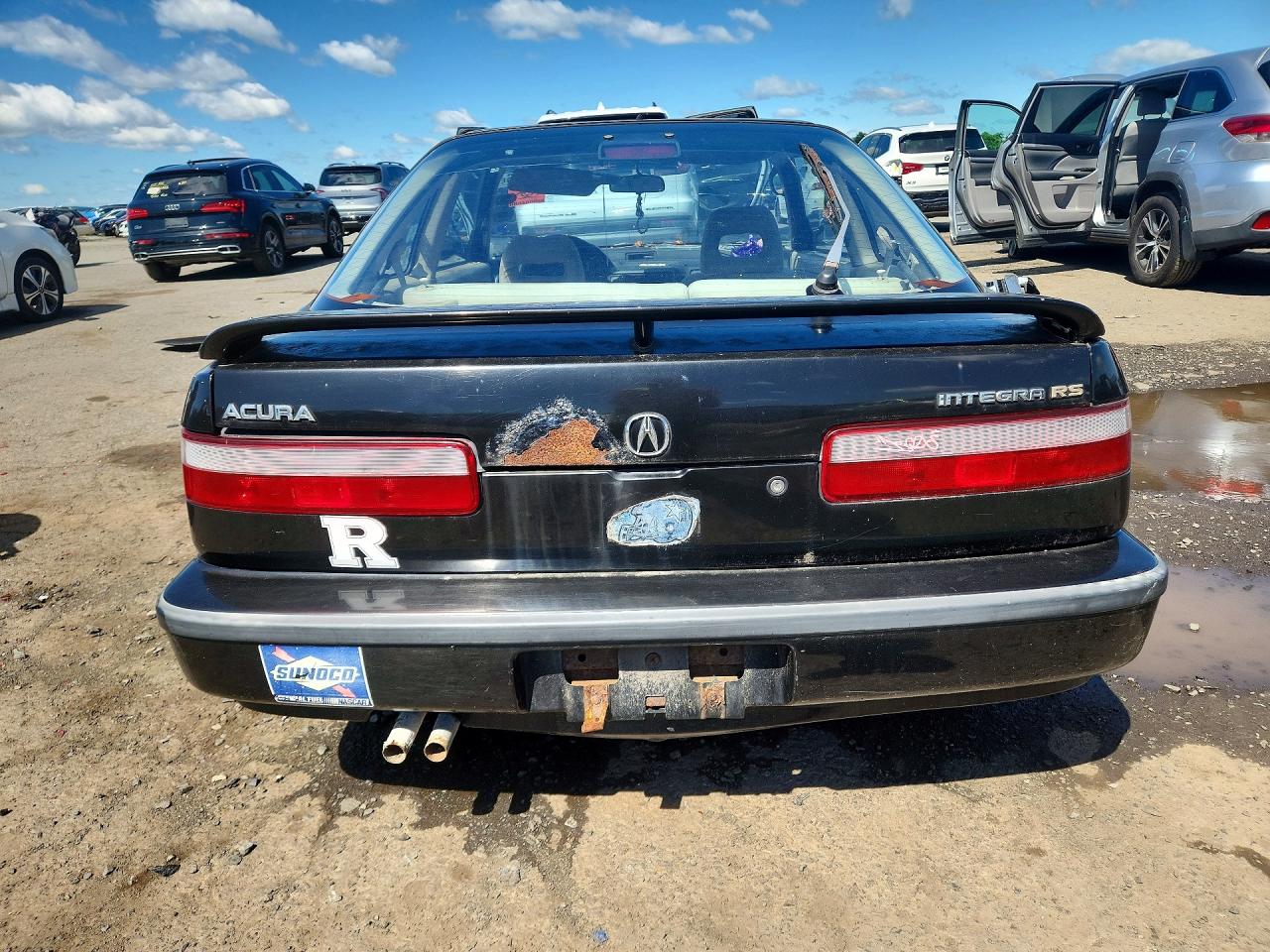 1991 Acura Integra Rs Черный vin: JH4DA9448MS031618