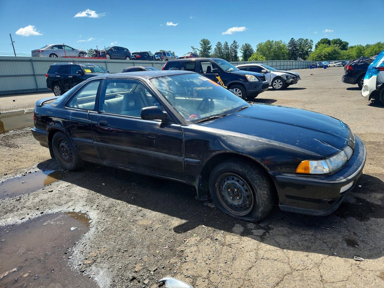 1991 Acura Integra Rs Черный vin: JH4DA9448MS031618