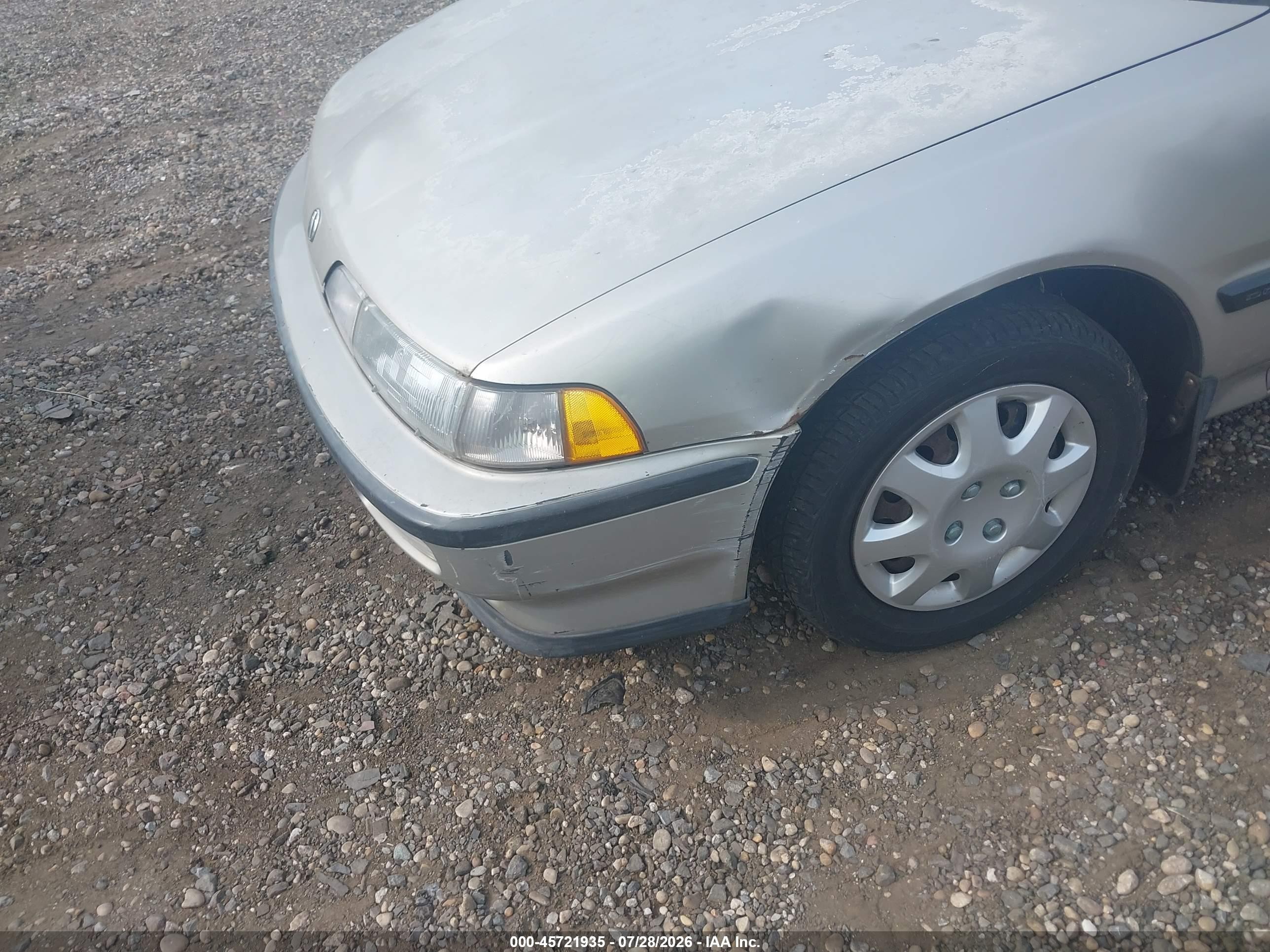 1991 Acura Integra Ls Серебряный vin: JH4DA9453MS048772