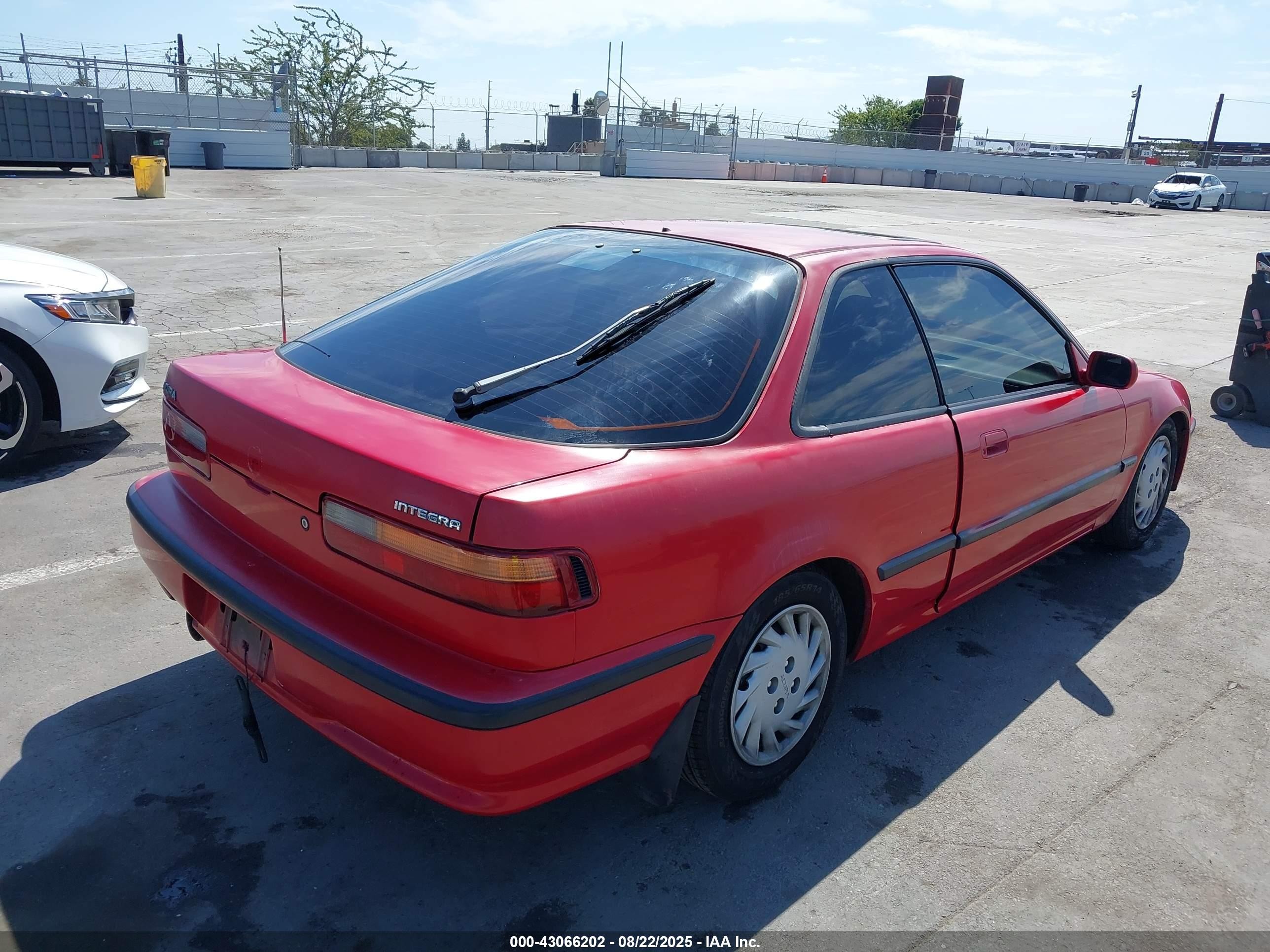 1993 Acura Integra Ls Red vin: JH4DA9455PS000680