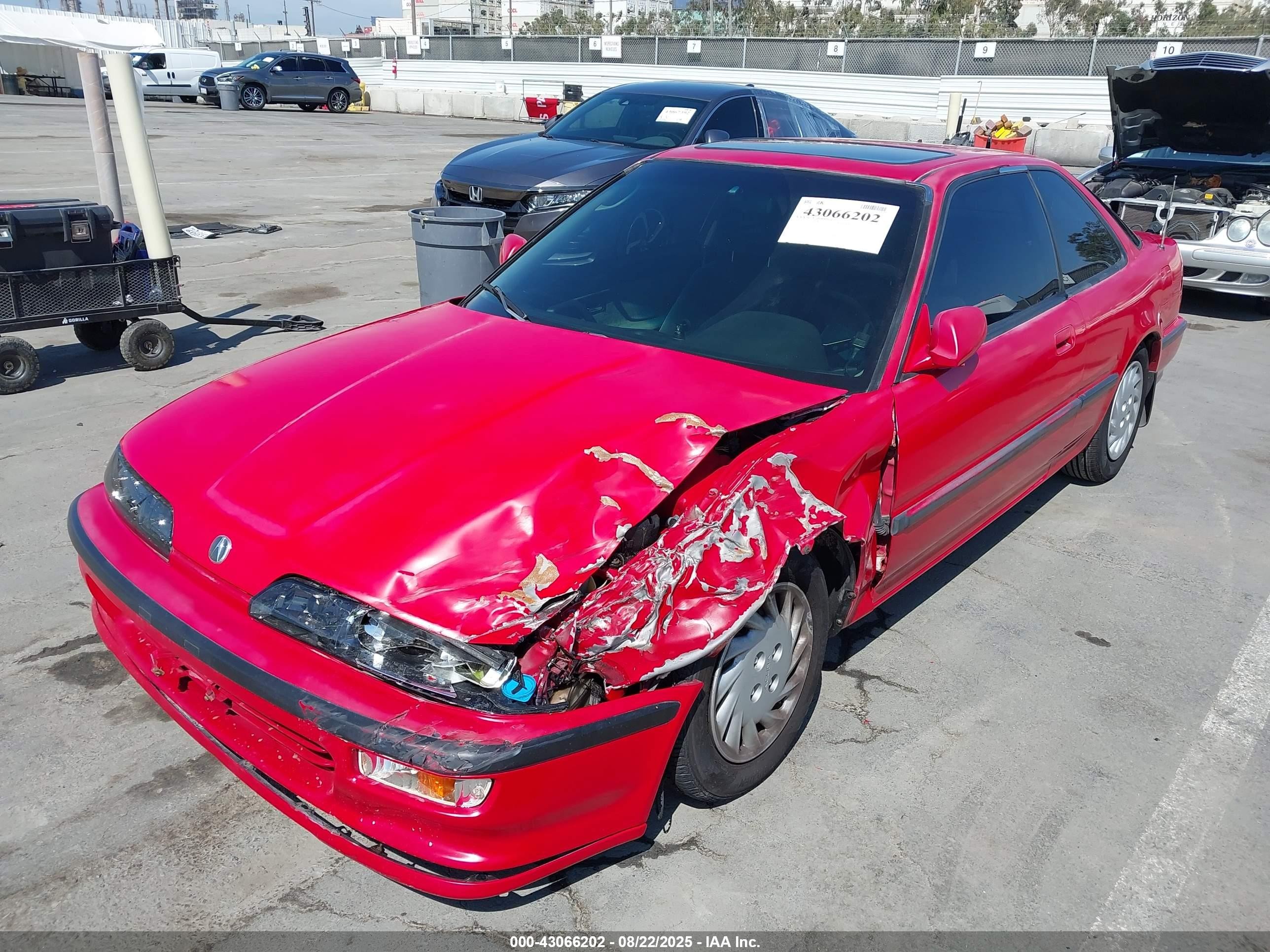 1993 Acura Integra Ls Red vin: JH4DA9455PS000680