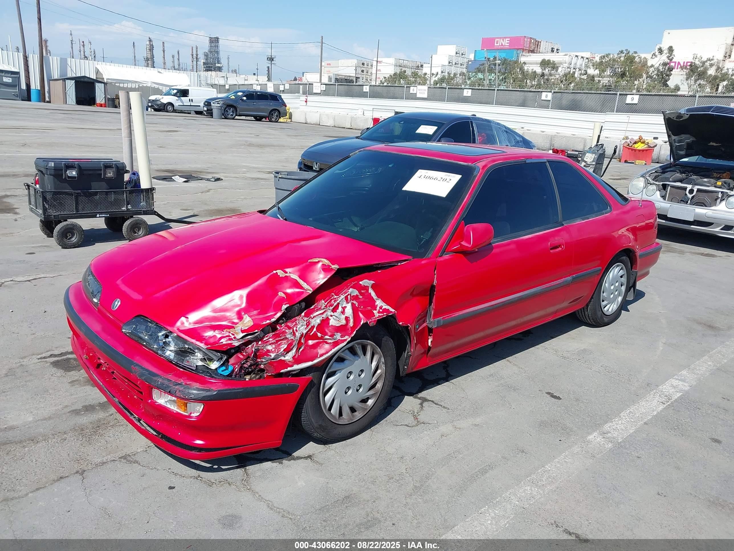 1993 Acura Integra Ls Red vin: JH4DA9455PS000680