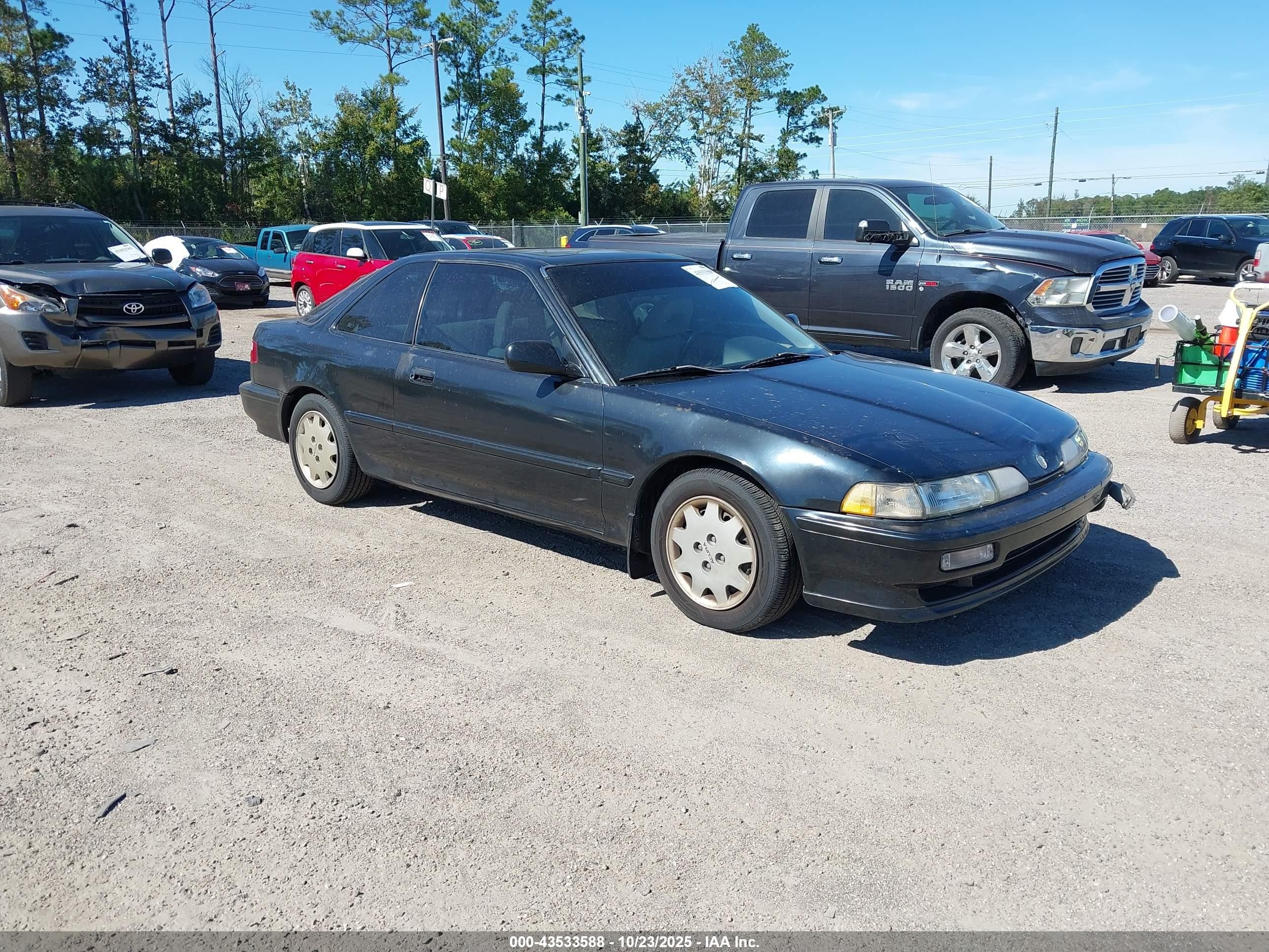 1991 Acura Integra Ls Black vin: JH4DA9457MS061735