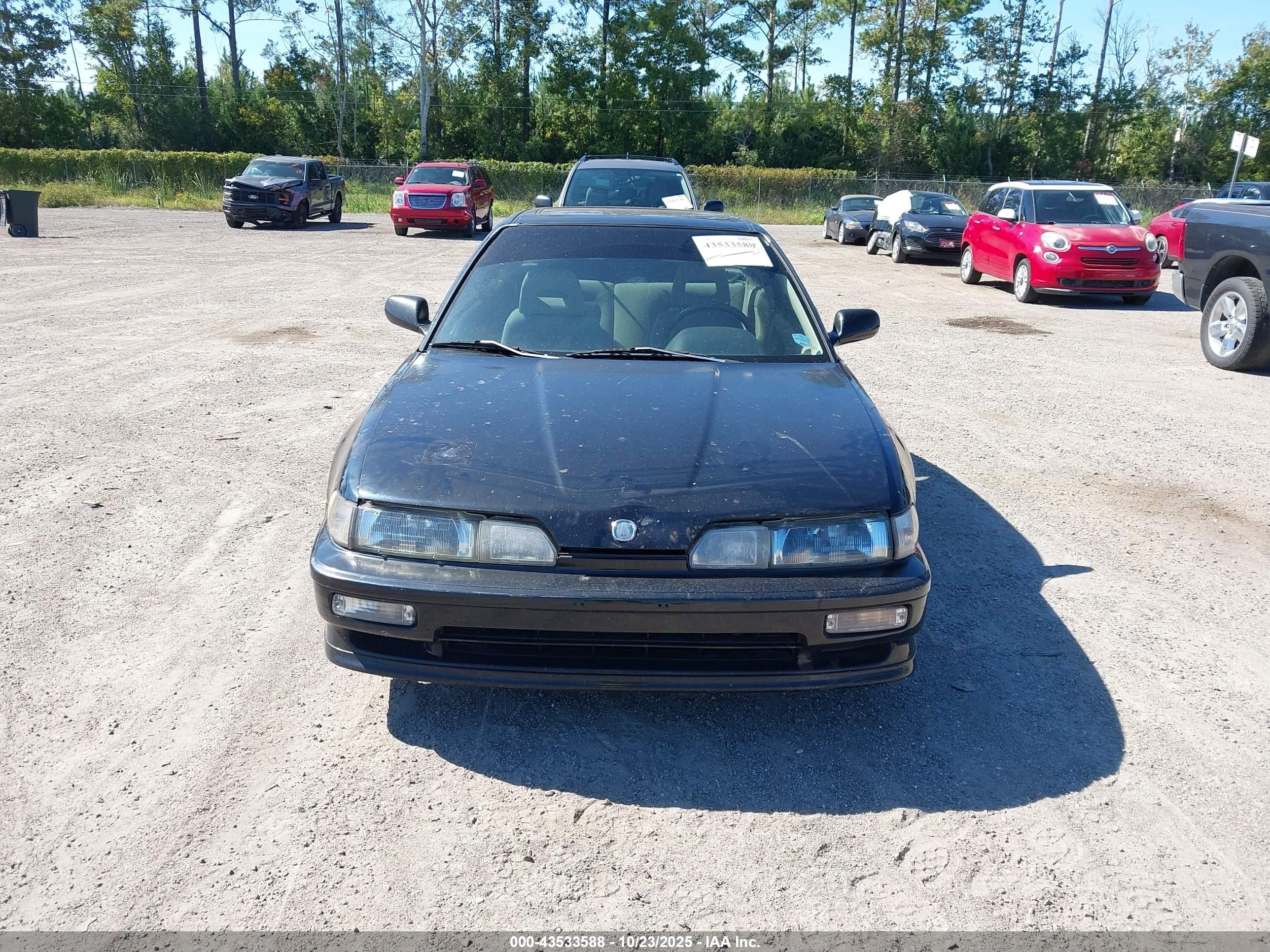 1991 Acura Integra Ls Black vin: JH4DA9457MS061735