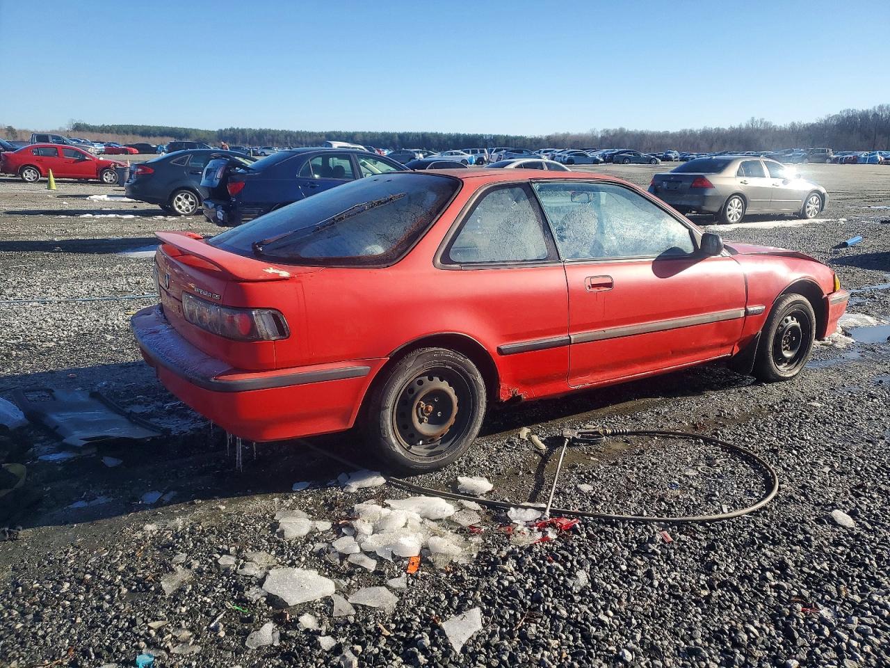 1991 Acura Integra Gs Red vin: JH4DA9465MS014258