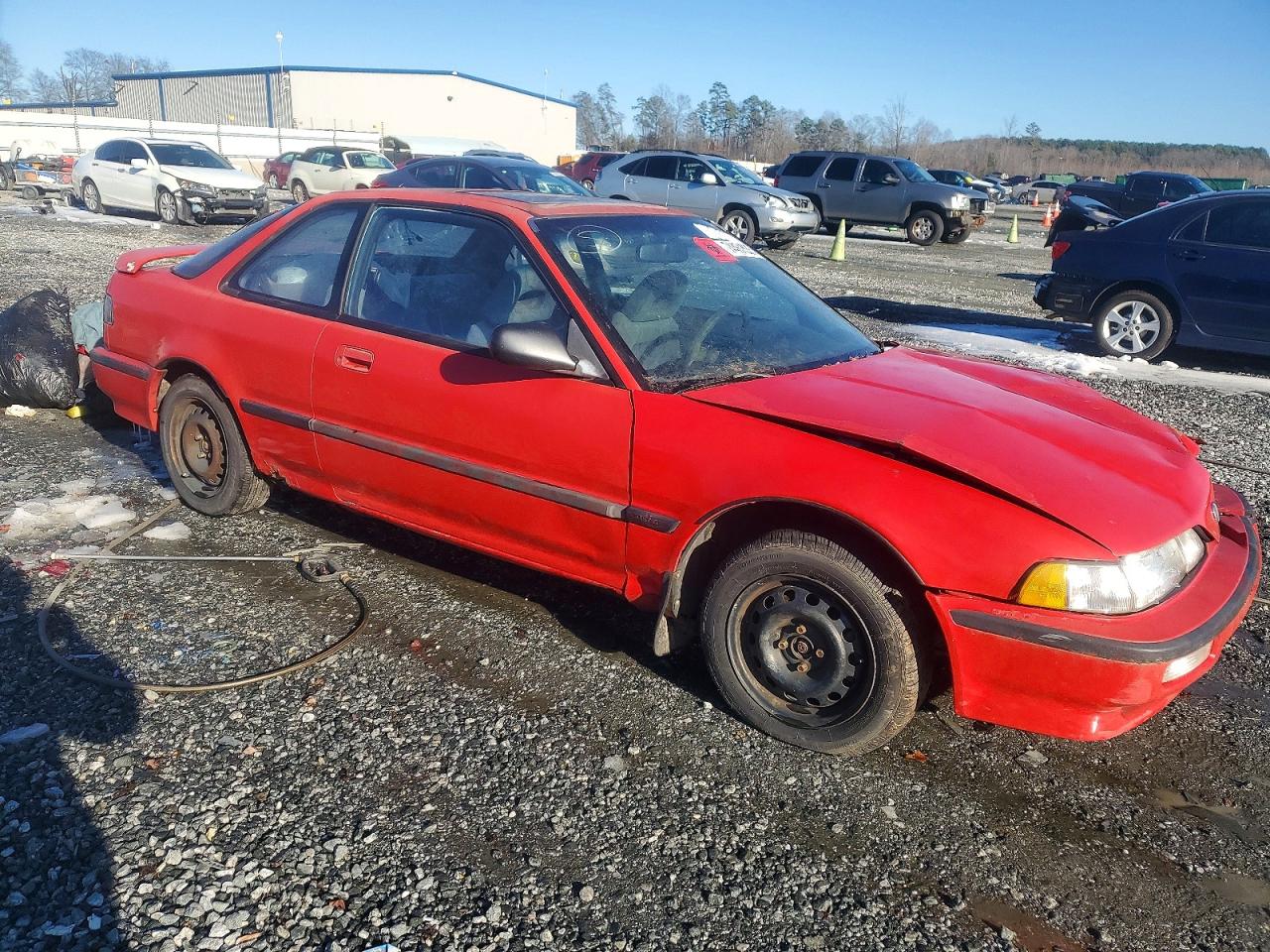 1991 Acura Integra Gs Red vin: JH4DA9465MS014258