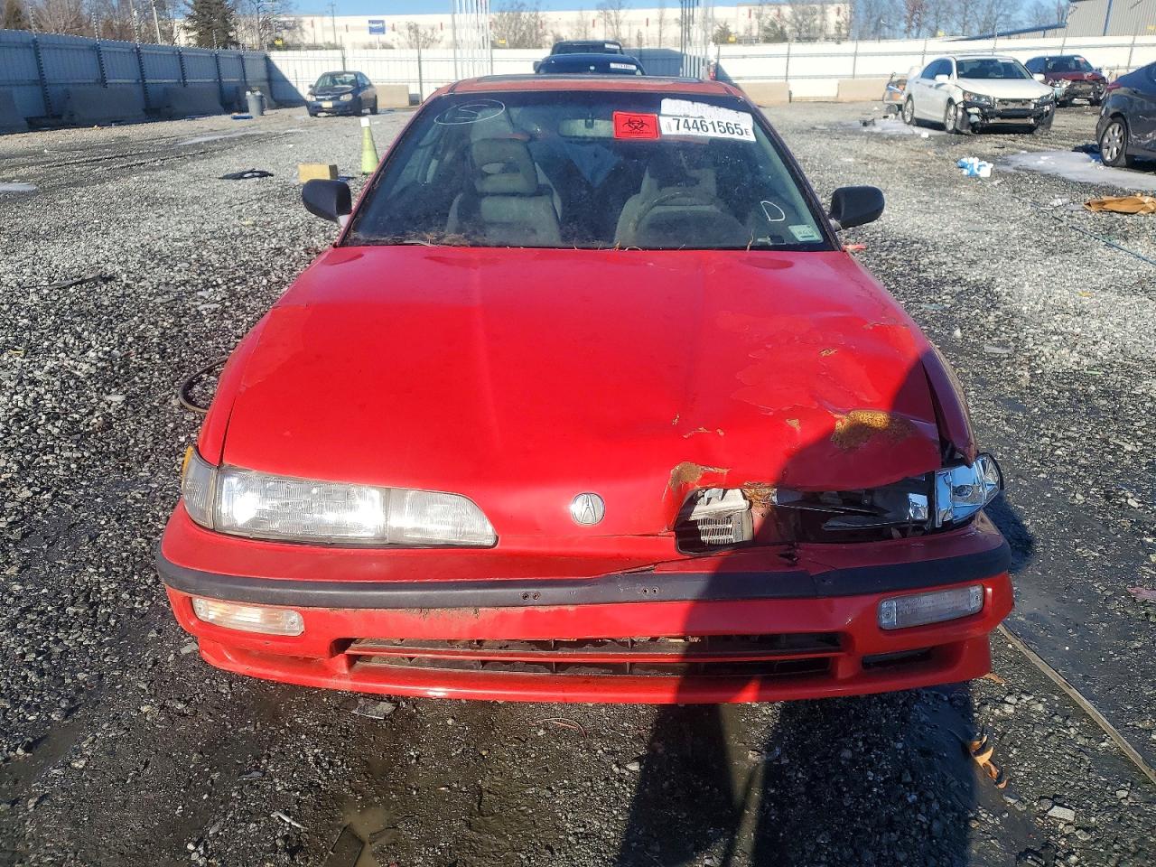1991 Acura Integra Gs Red vin: JH4DA9465MS014258