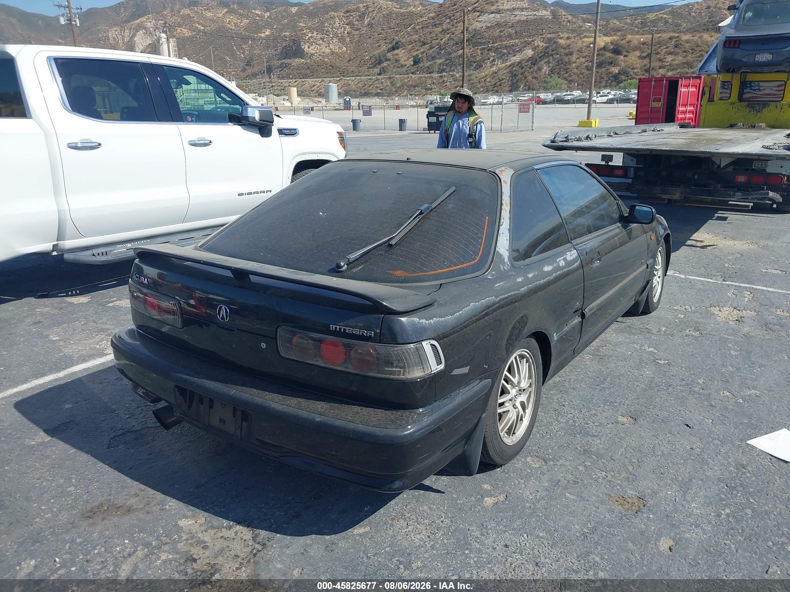 1993 Acura Integra Gs Серый vin: JH4DA947XPS023454