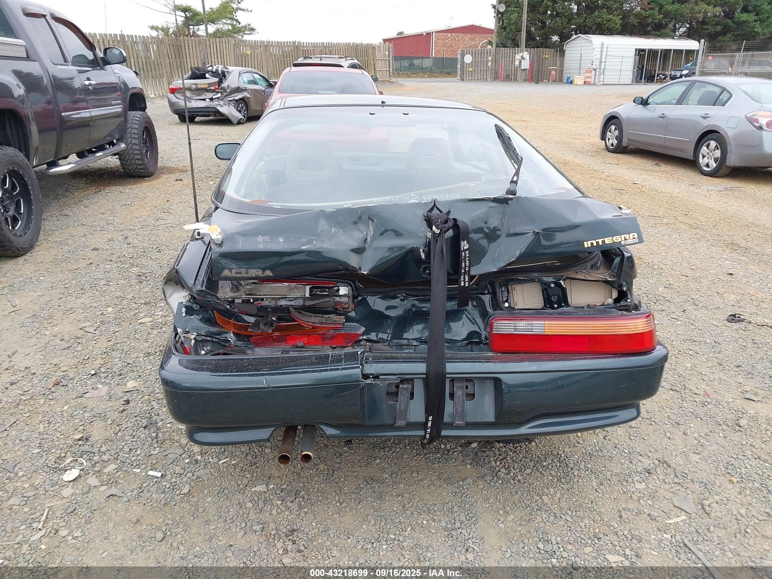 1993 Acura Integra Ls Special Black vin: JH4DA9487PS006863