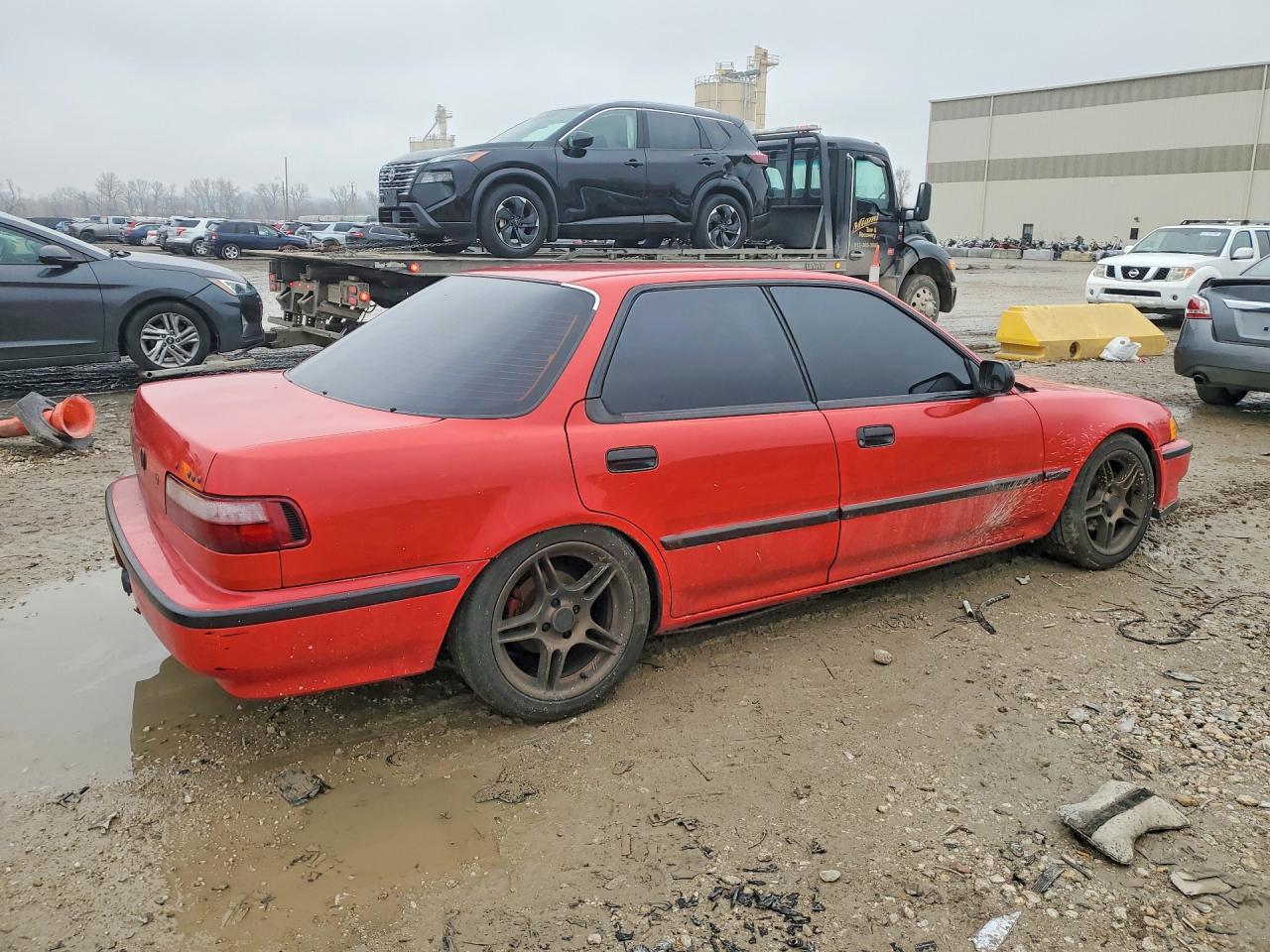 1991 Acura Integra Rs Red vin: JH4DB1542MS014102