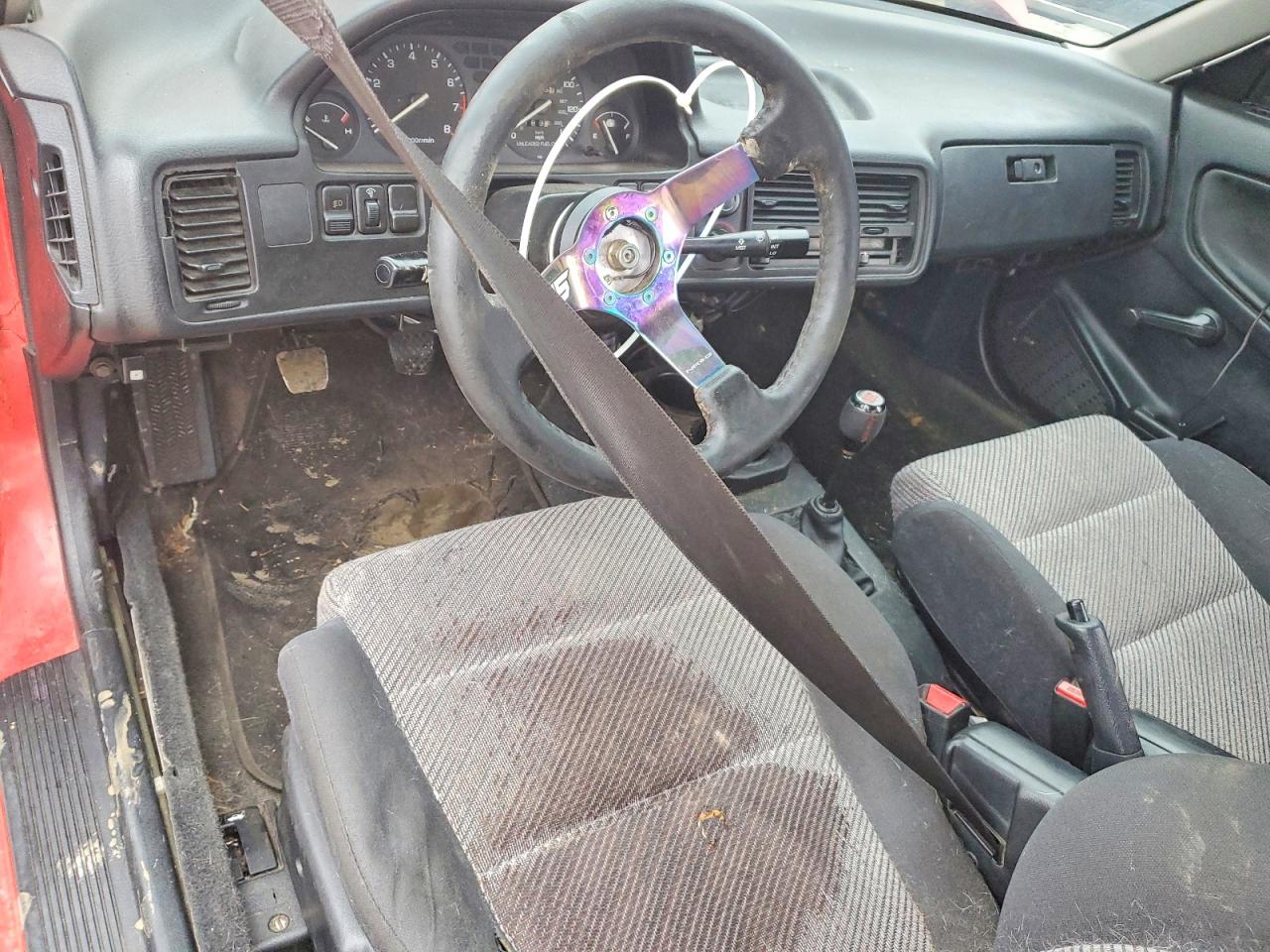 1991 Acura Integra Rs Red vin: JH4DB1542MS014102