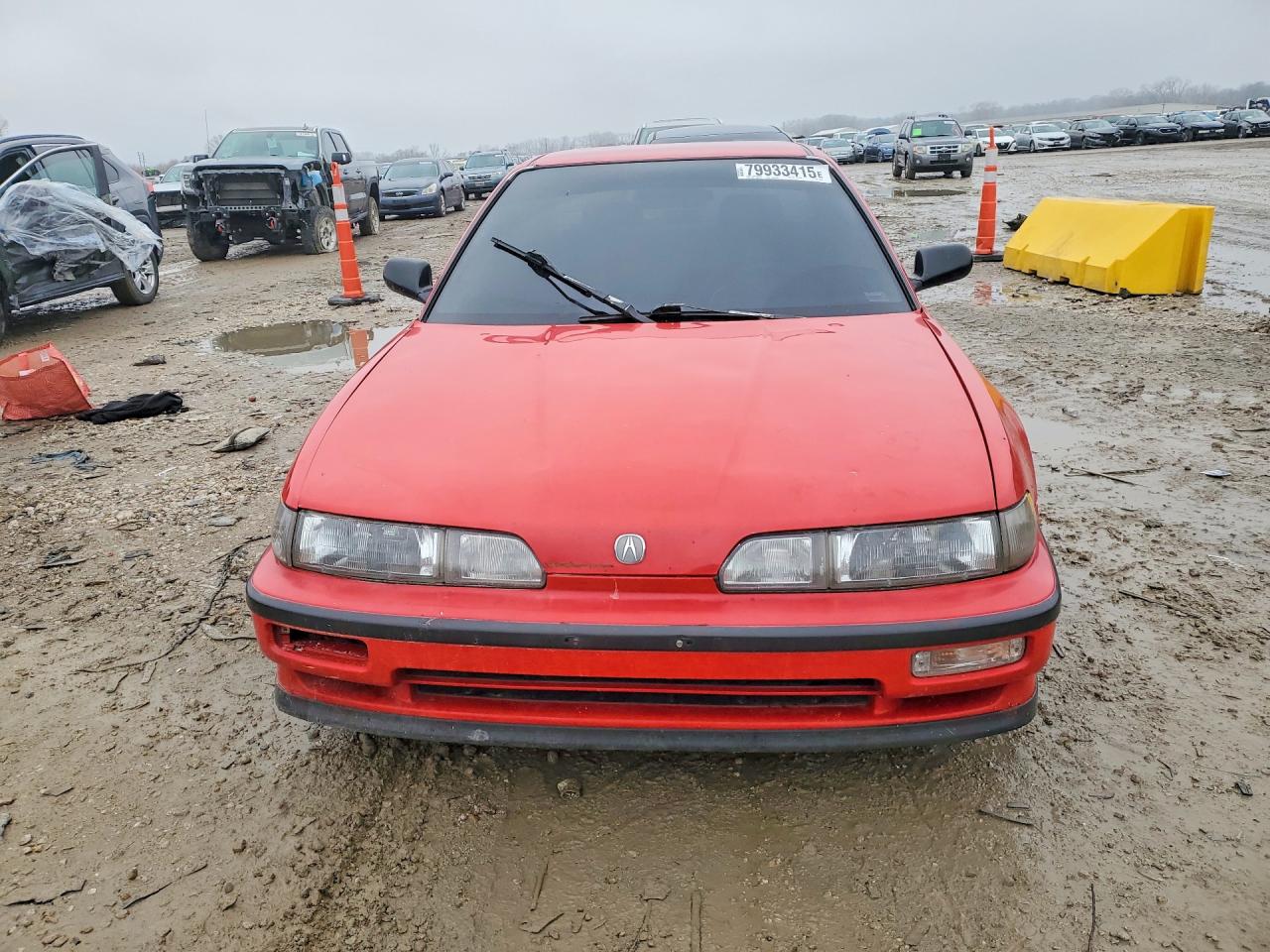 1991 Acura Integra Rs Red vin: JH4DB1542MS014102