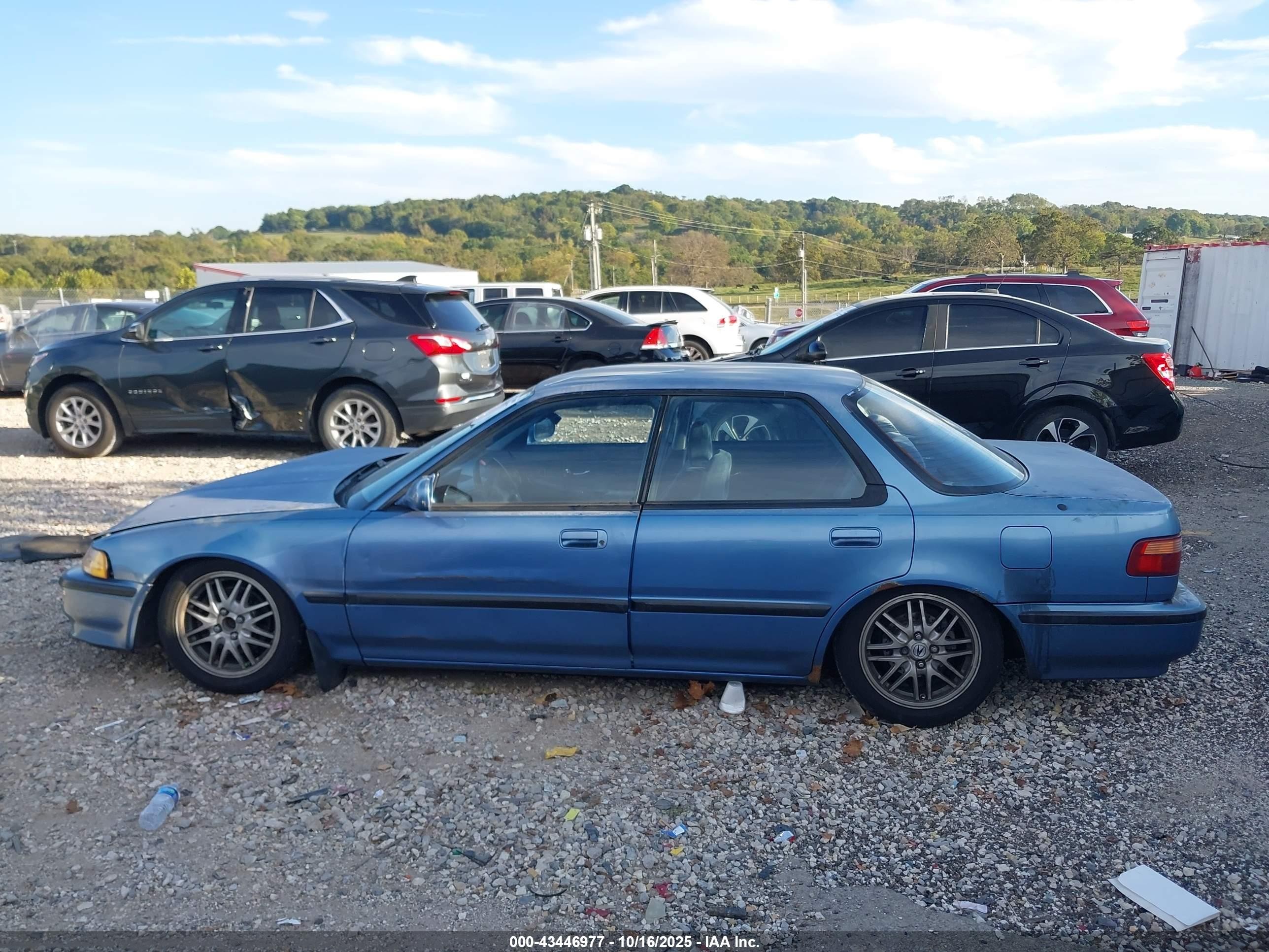 1992 Acura Integra Ls Blue vin: JH4DB1659NS006927