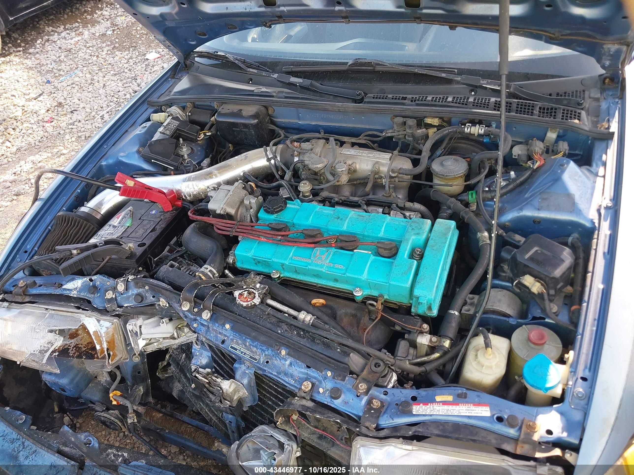 1992 Acura Integra Ls Blue vin: JH4DB1659NS006927