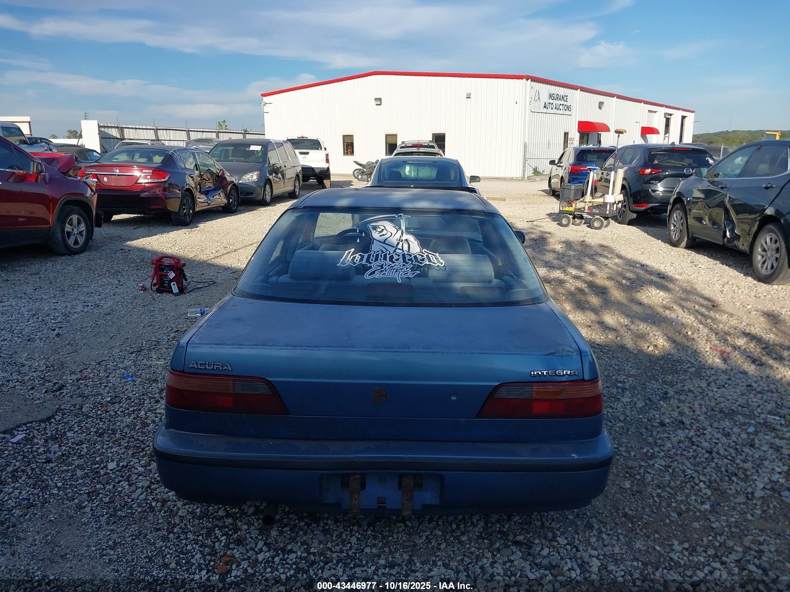 1992 Acura Integra Ls Blue vin: JH4DB1659NS006927