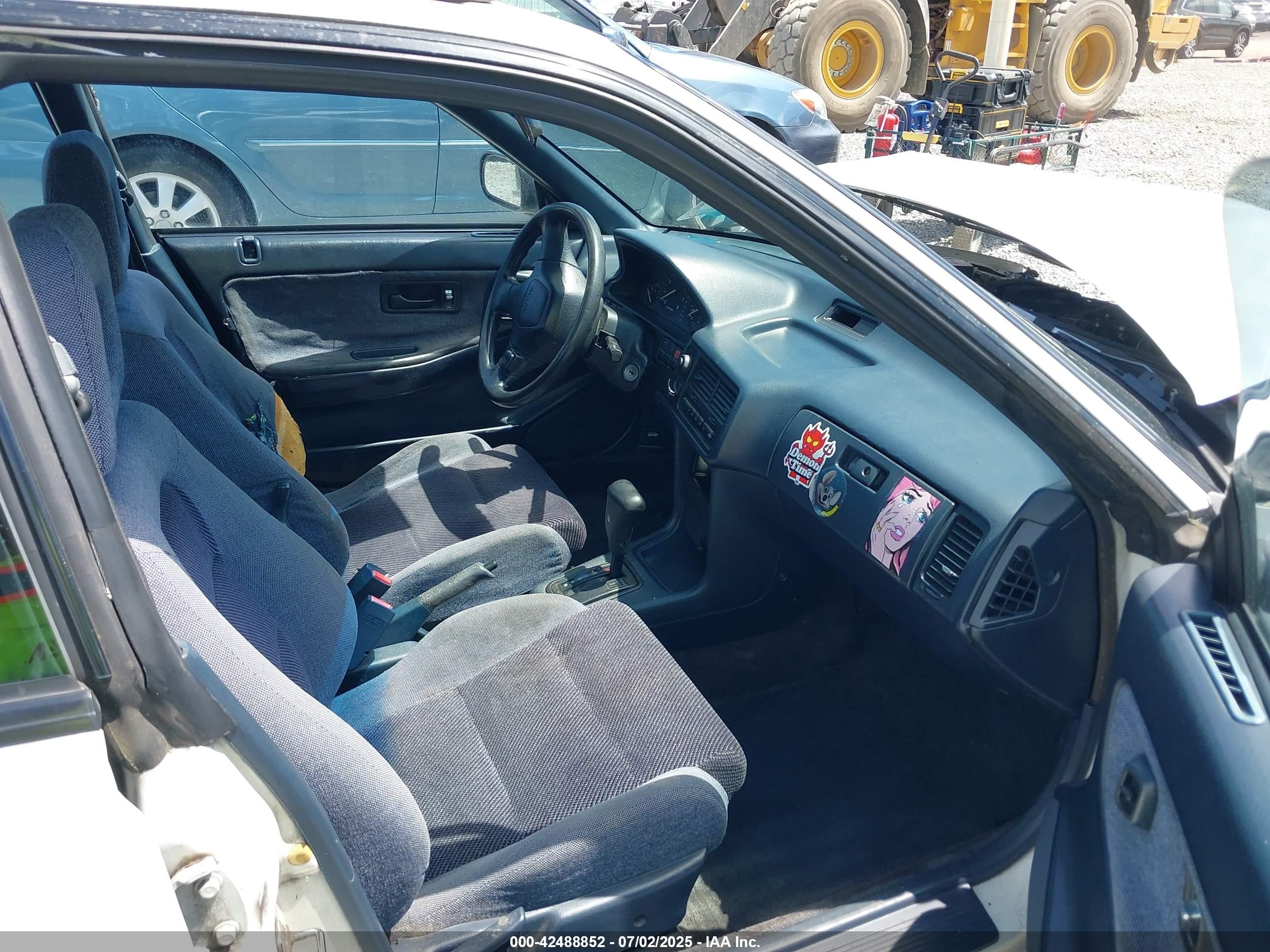 1991 Acura Integra Ls White vin: JH4DB165XMS800169