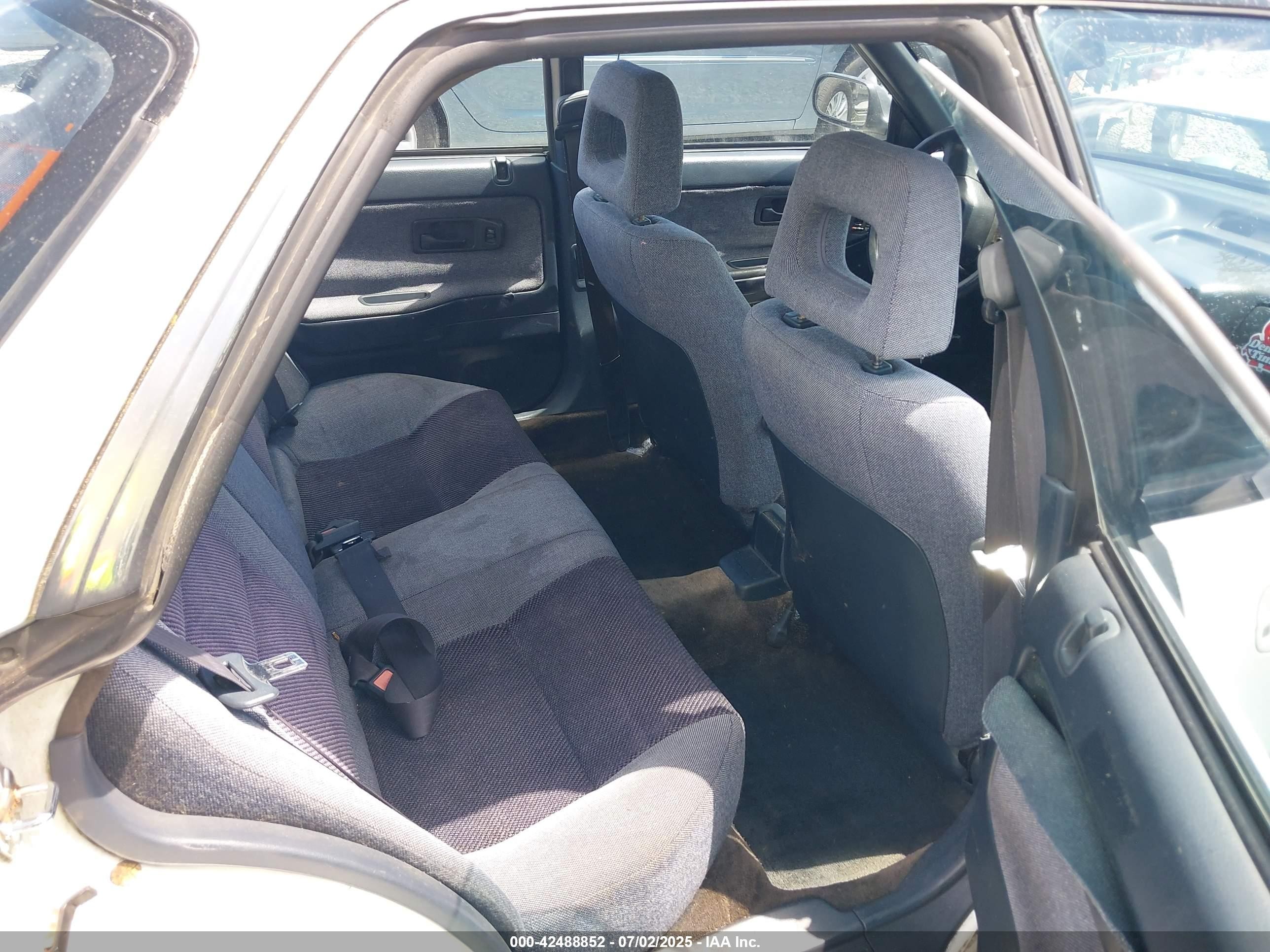 1991 Acura Integra Ls White vin: JH4DB165XMS800169
