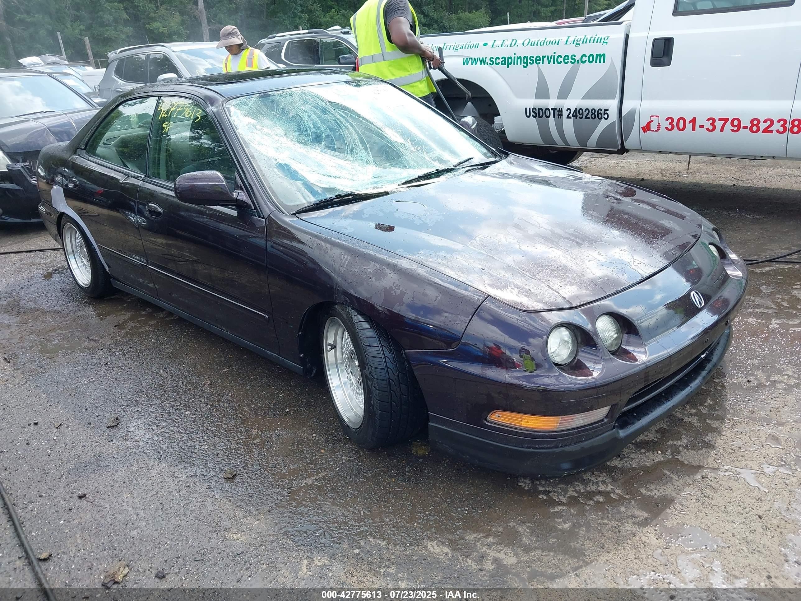 1997 Acura Integra Ls Purple vin: JH4DB7557VS004016