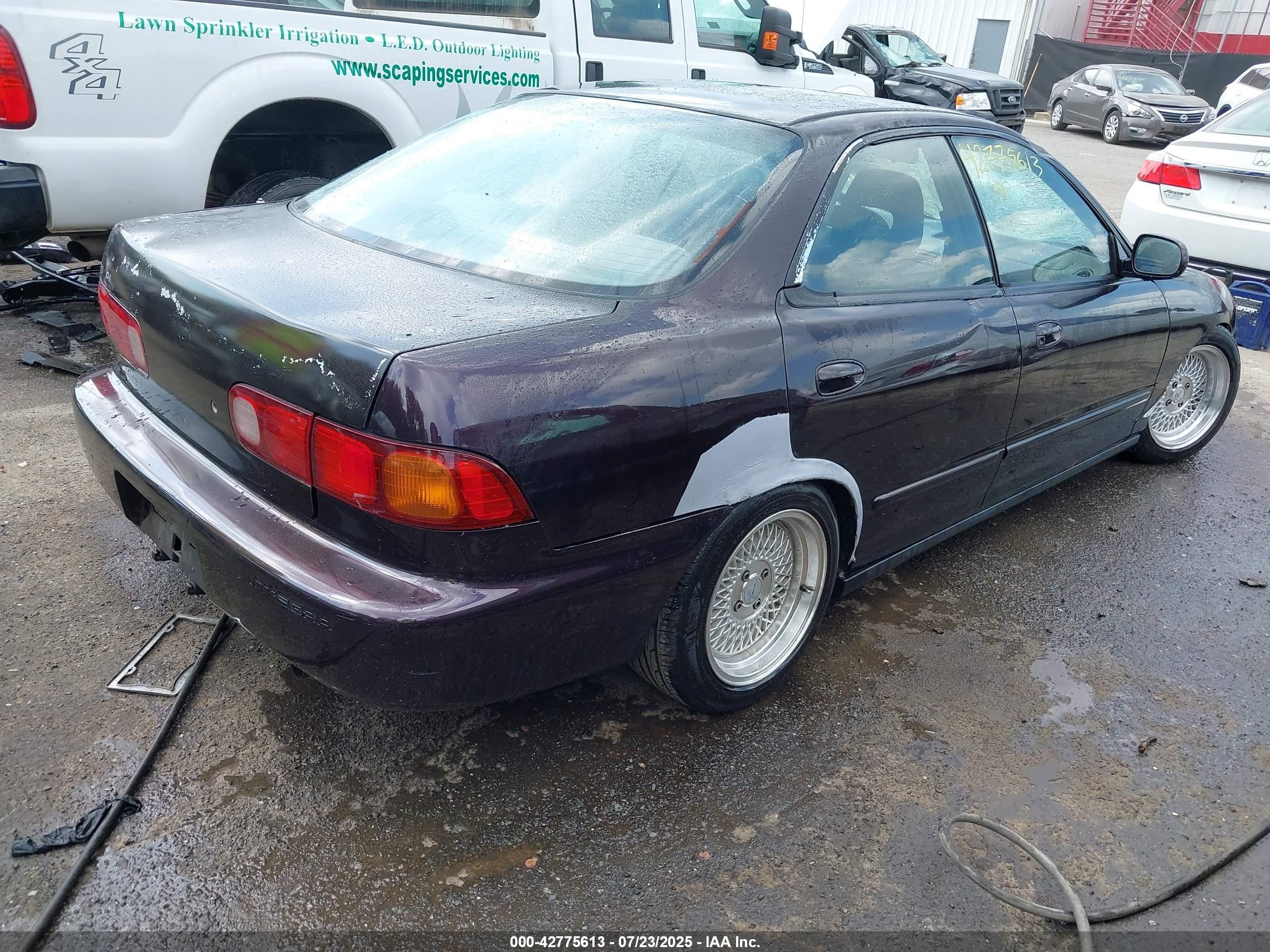 1997 Acura Integra Ls Purple vin: JH4DB7557VS004016