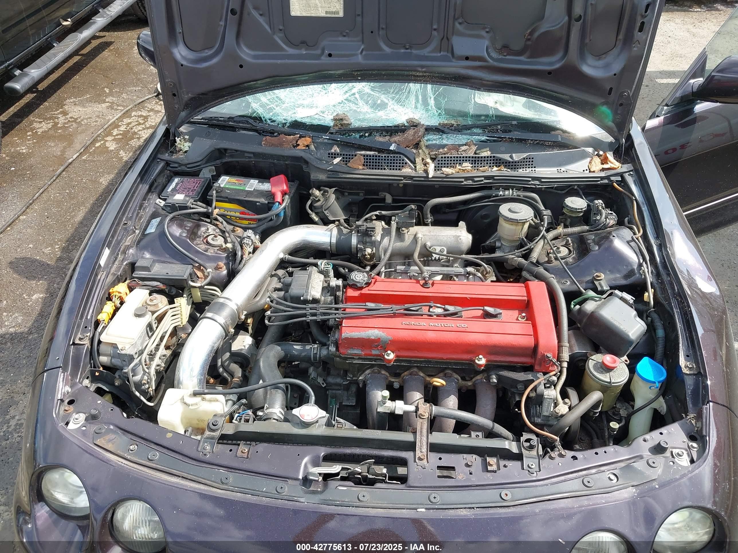 1997 Acura Integra Ls Purple vin: JH4DB7557VS004016